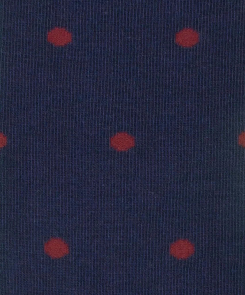 Sparse Red Dots Organic Cotton Socks