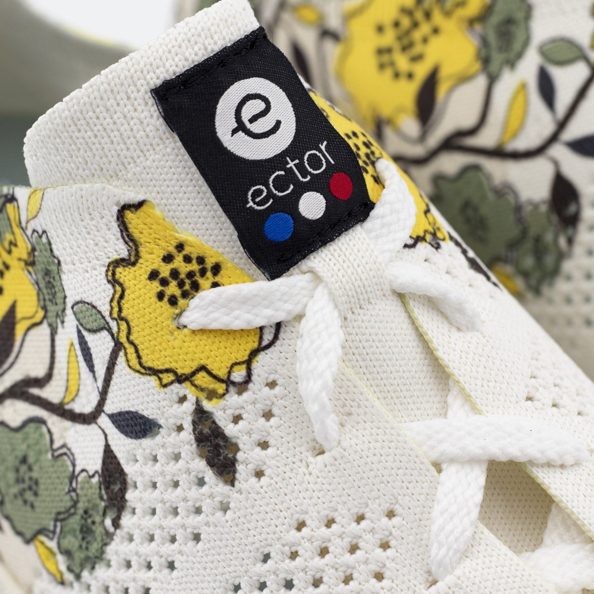 Sneakers écoresponsables femme Flowers Jaune