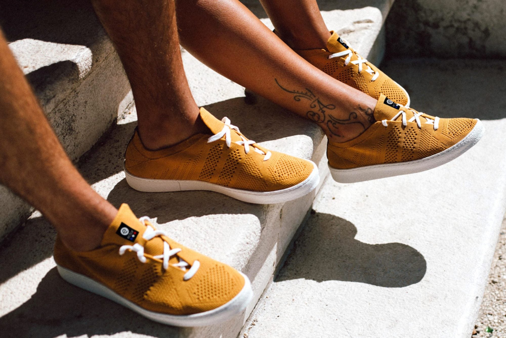 Sneakers recyclées Original Moutarde