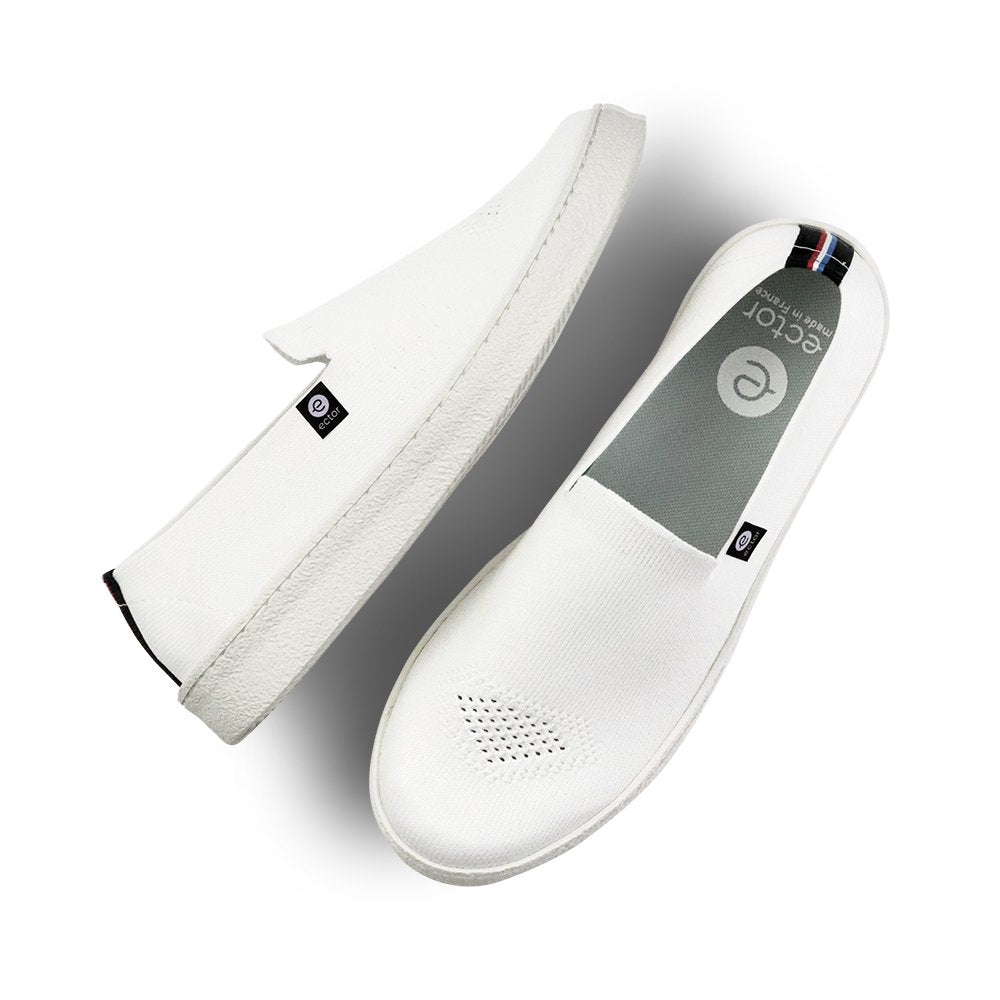Sneakers recyclées basses Alizés Blanches