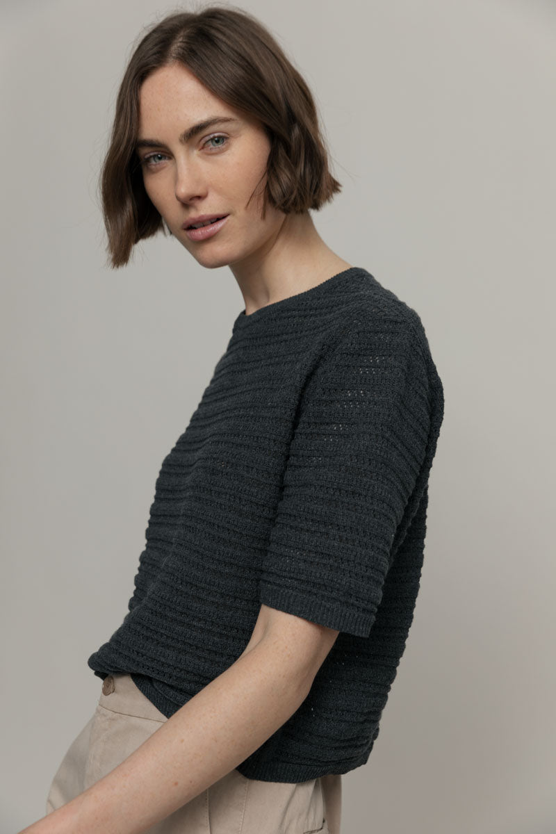 Elisa Top gris anthracite