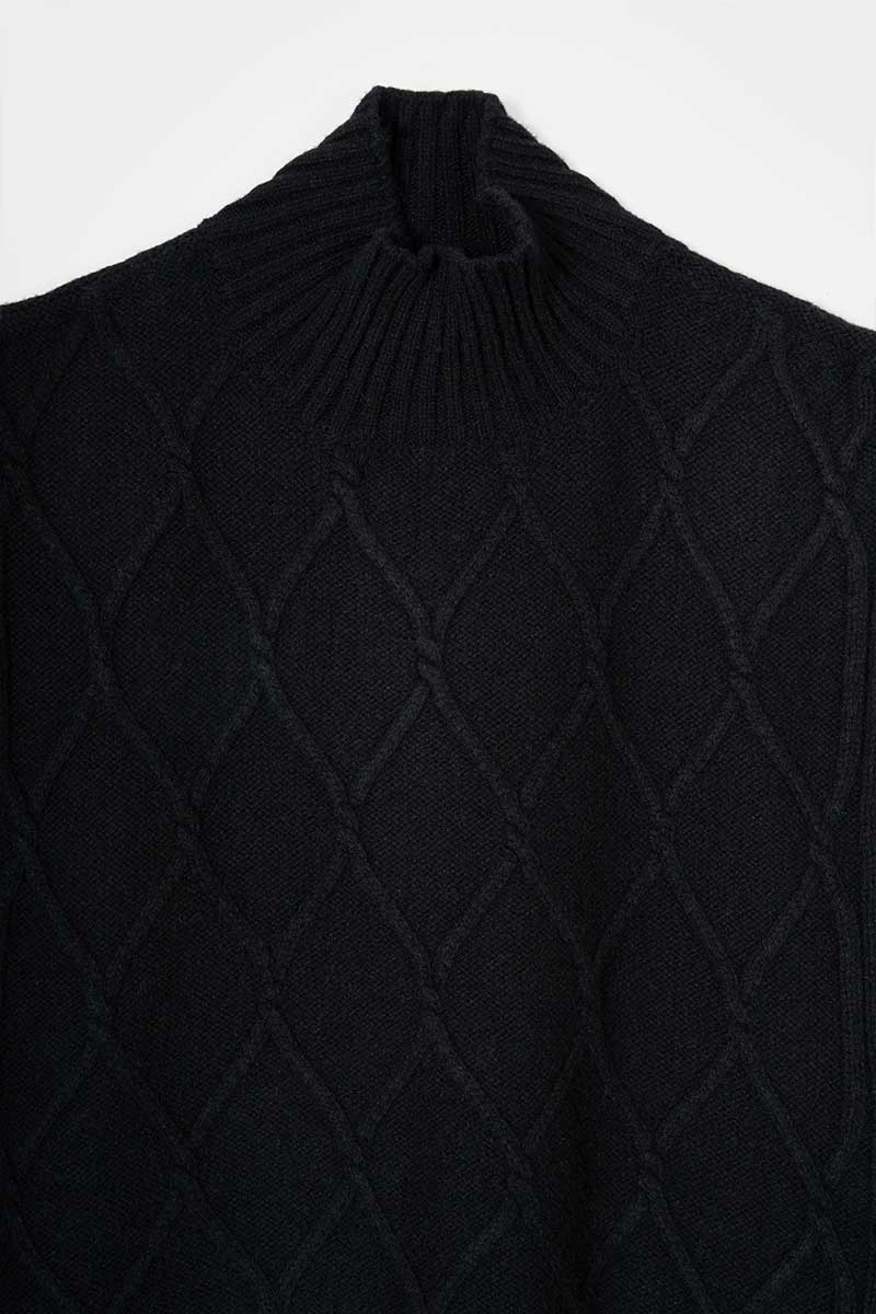 Wool Vest Delia Black