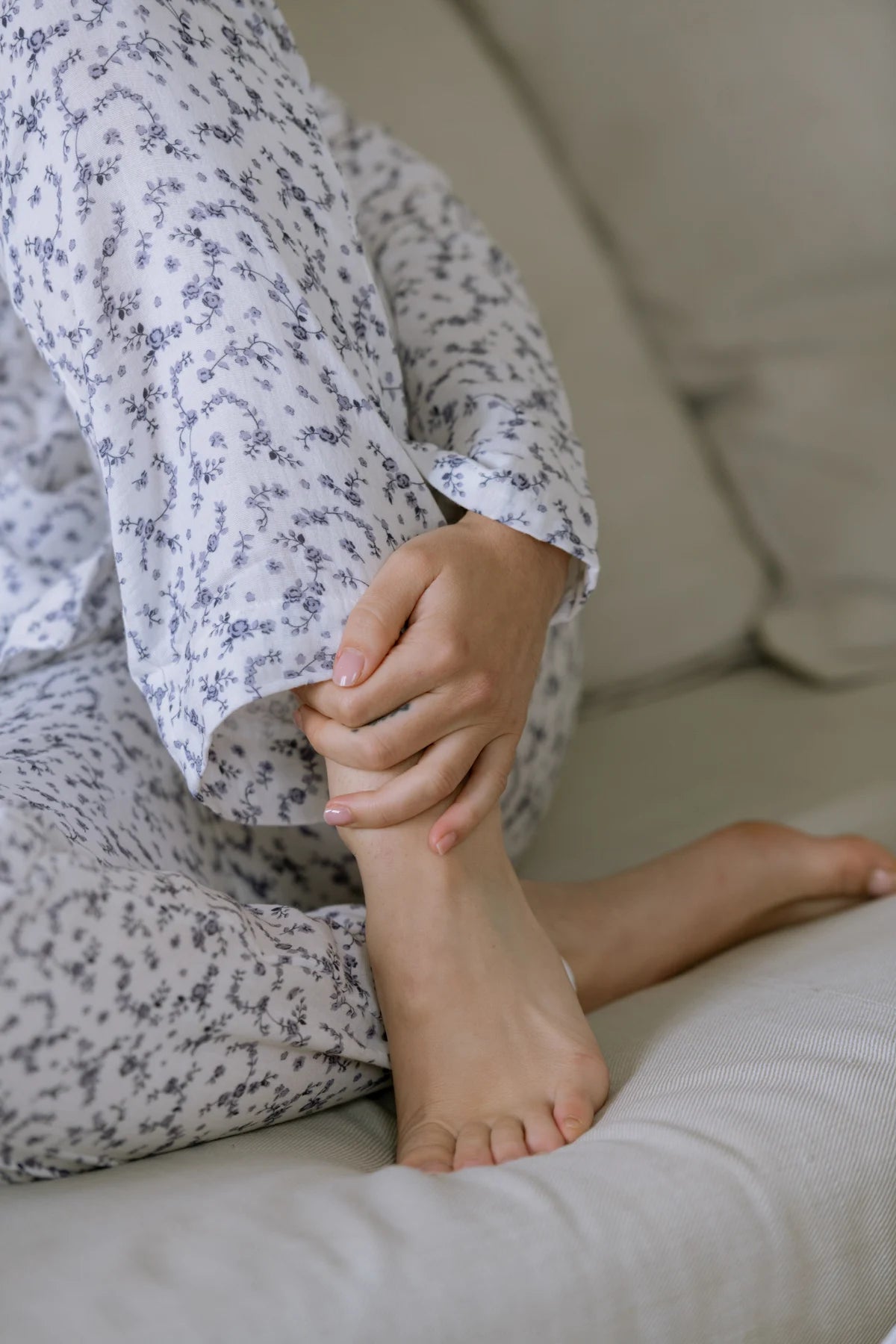 Pantalon de pyjama Daphné Bleuet