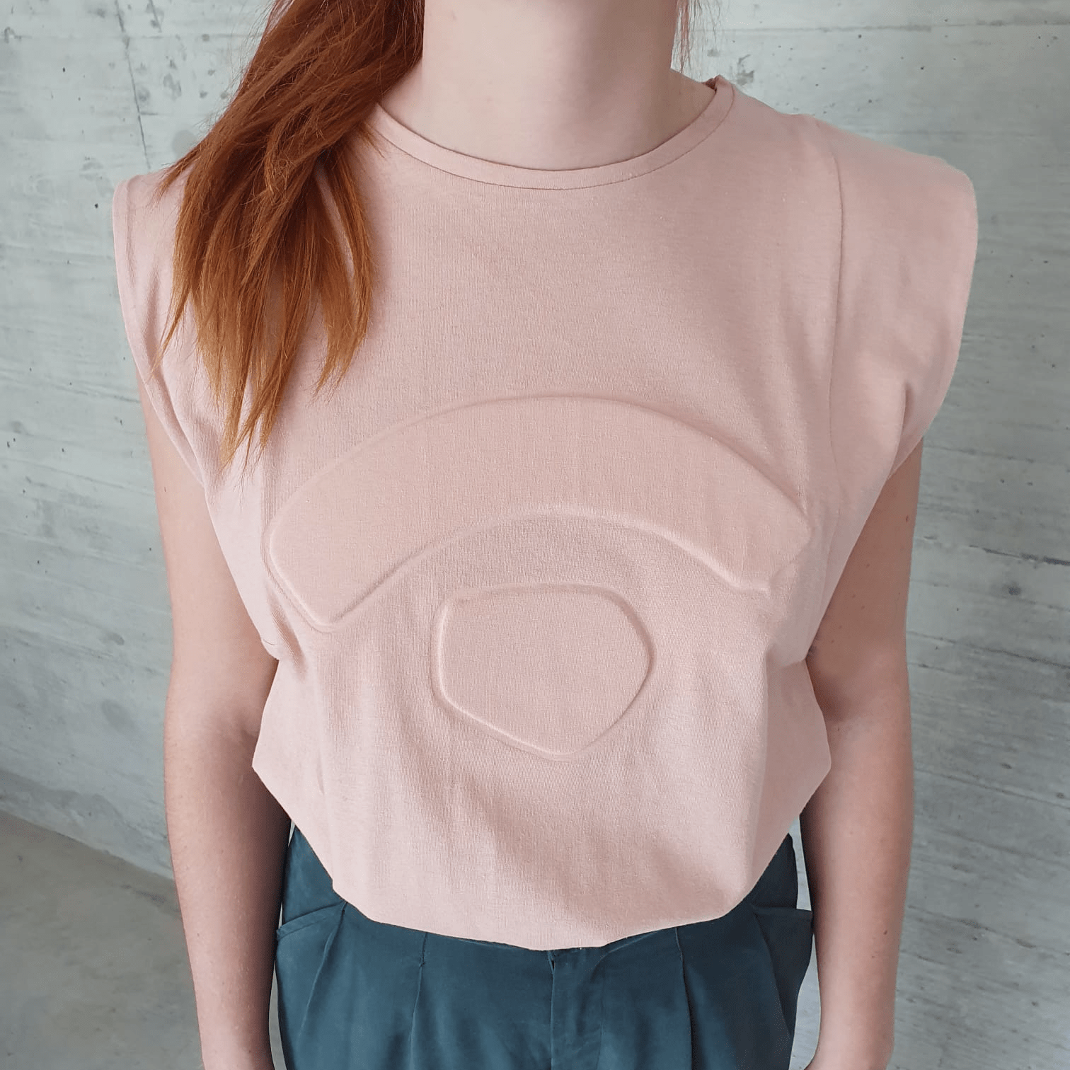 Top sans manches JEANNE Rose