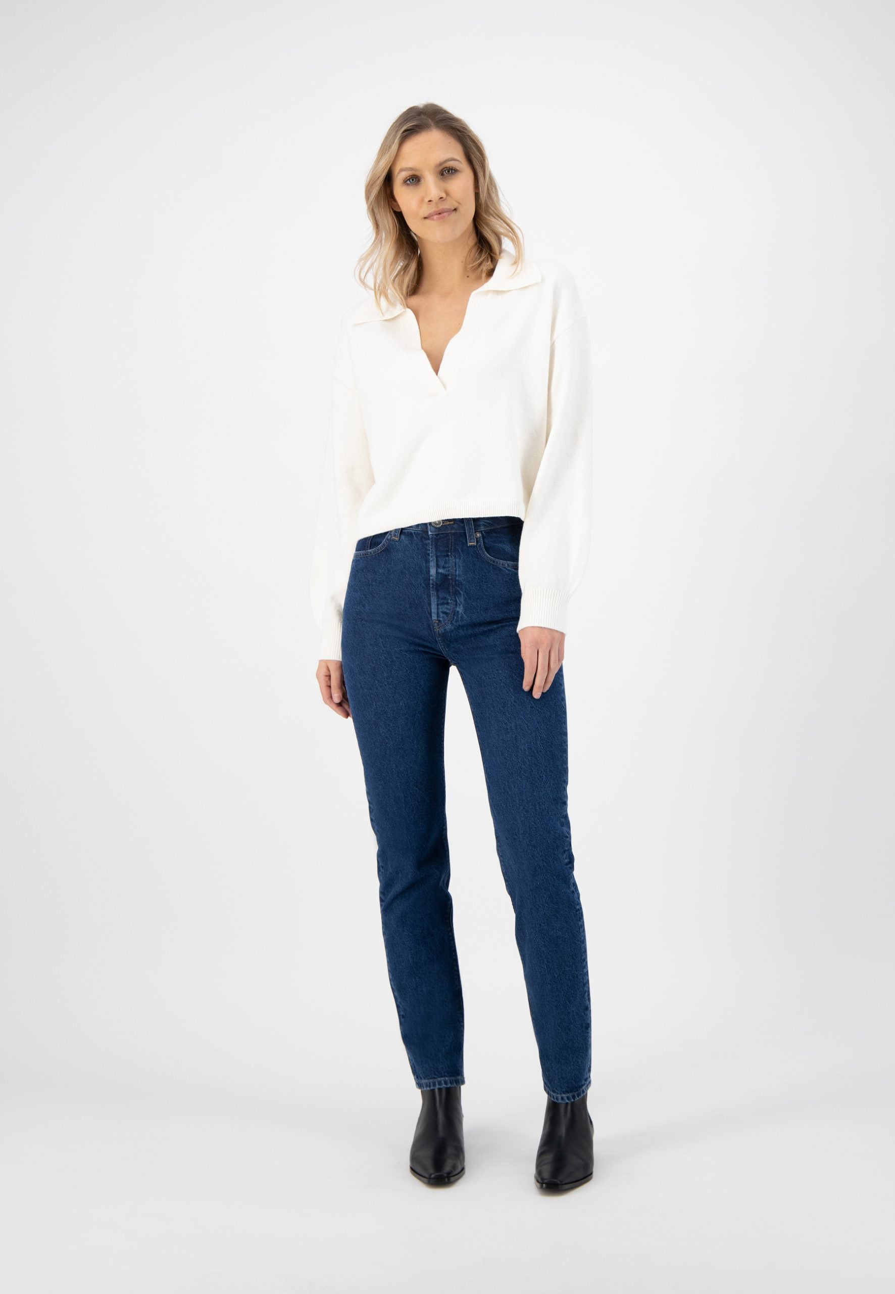 Jeans droit femme Piper Straight Stone Indigo