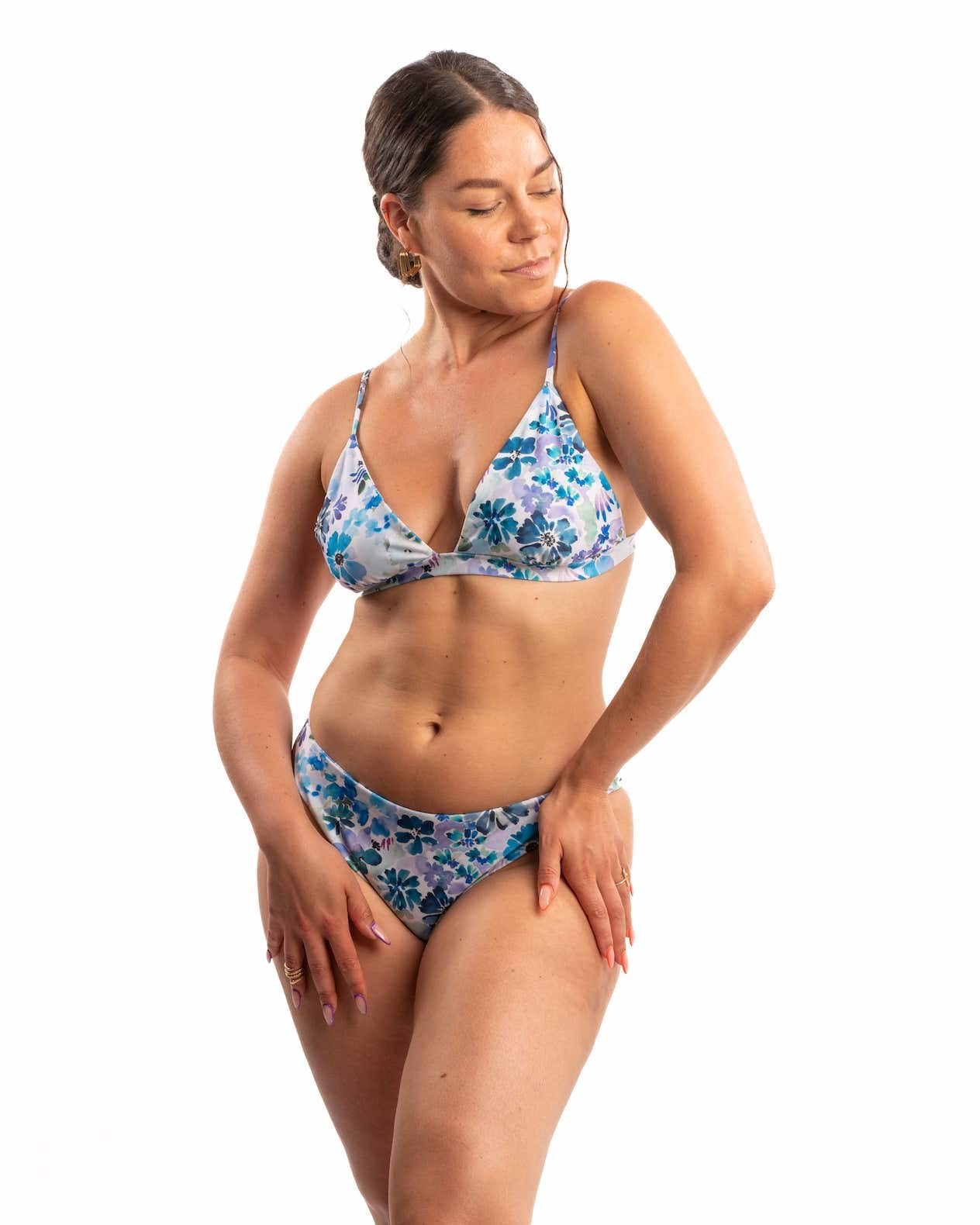 Haut de maillot de bain à fleurs Aimé Blossom