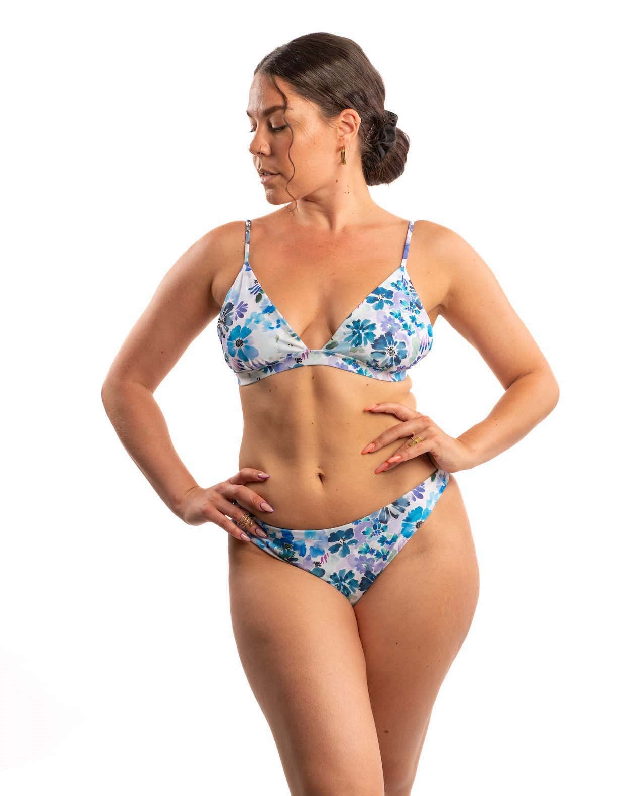 Haut de maillot de bain à fleurs Aimé Blossom