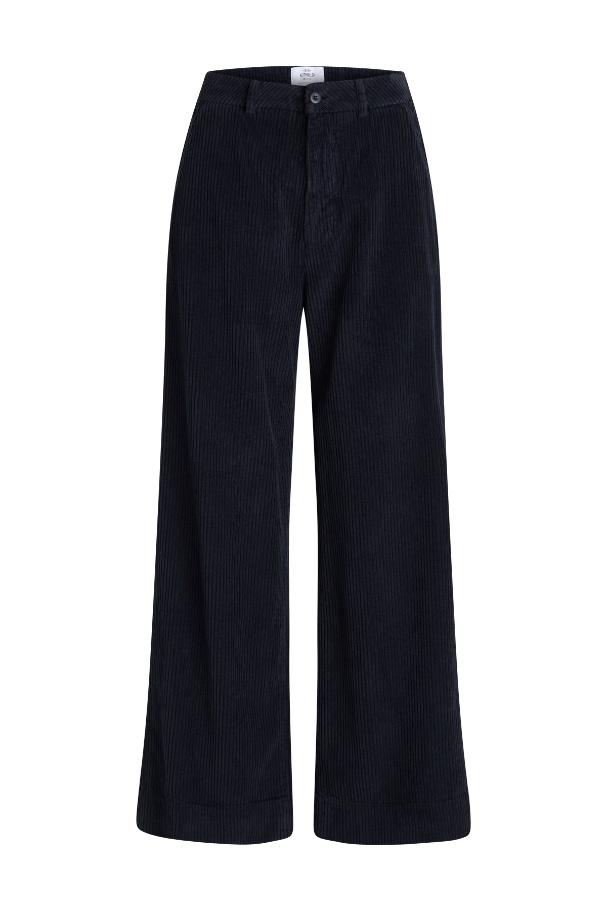 Damen weite Samthose Lydia Navy