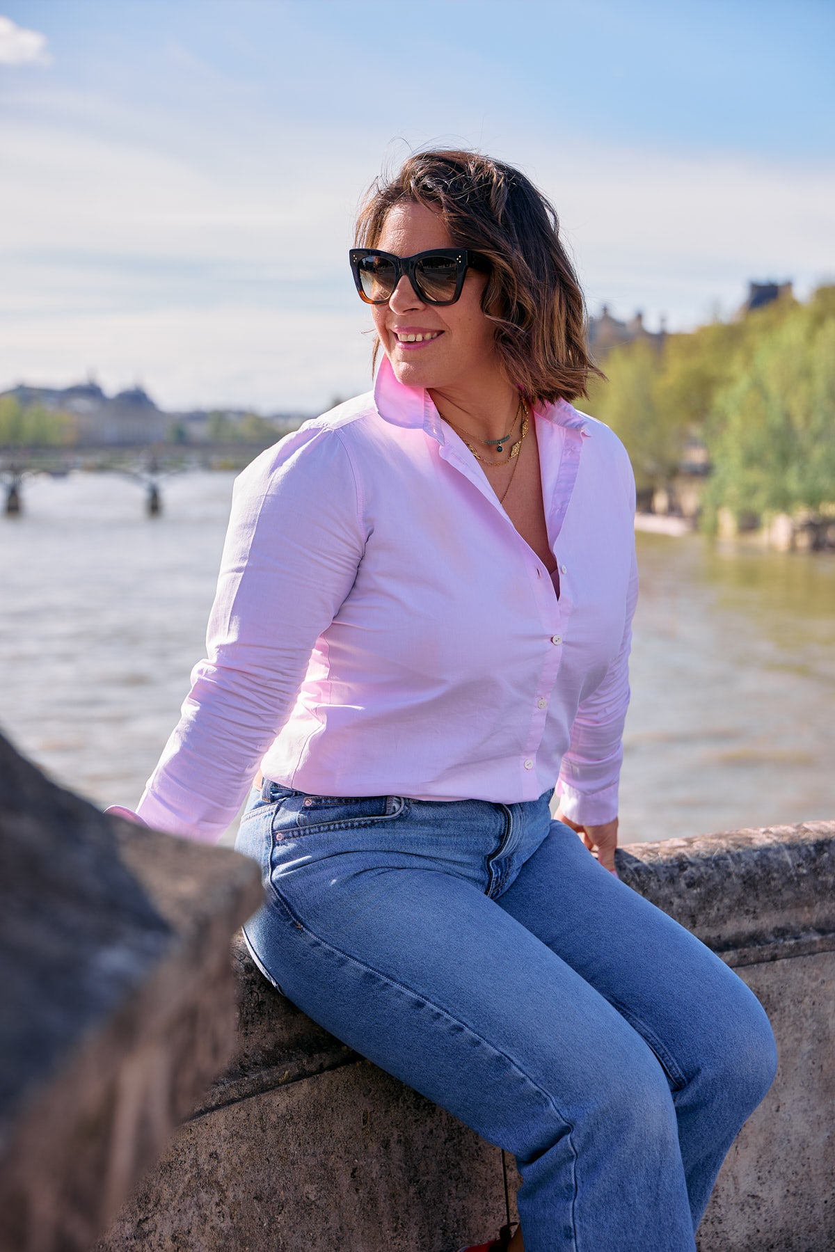 Rosa Bluse
