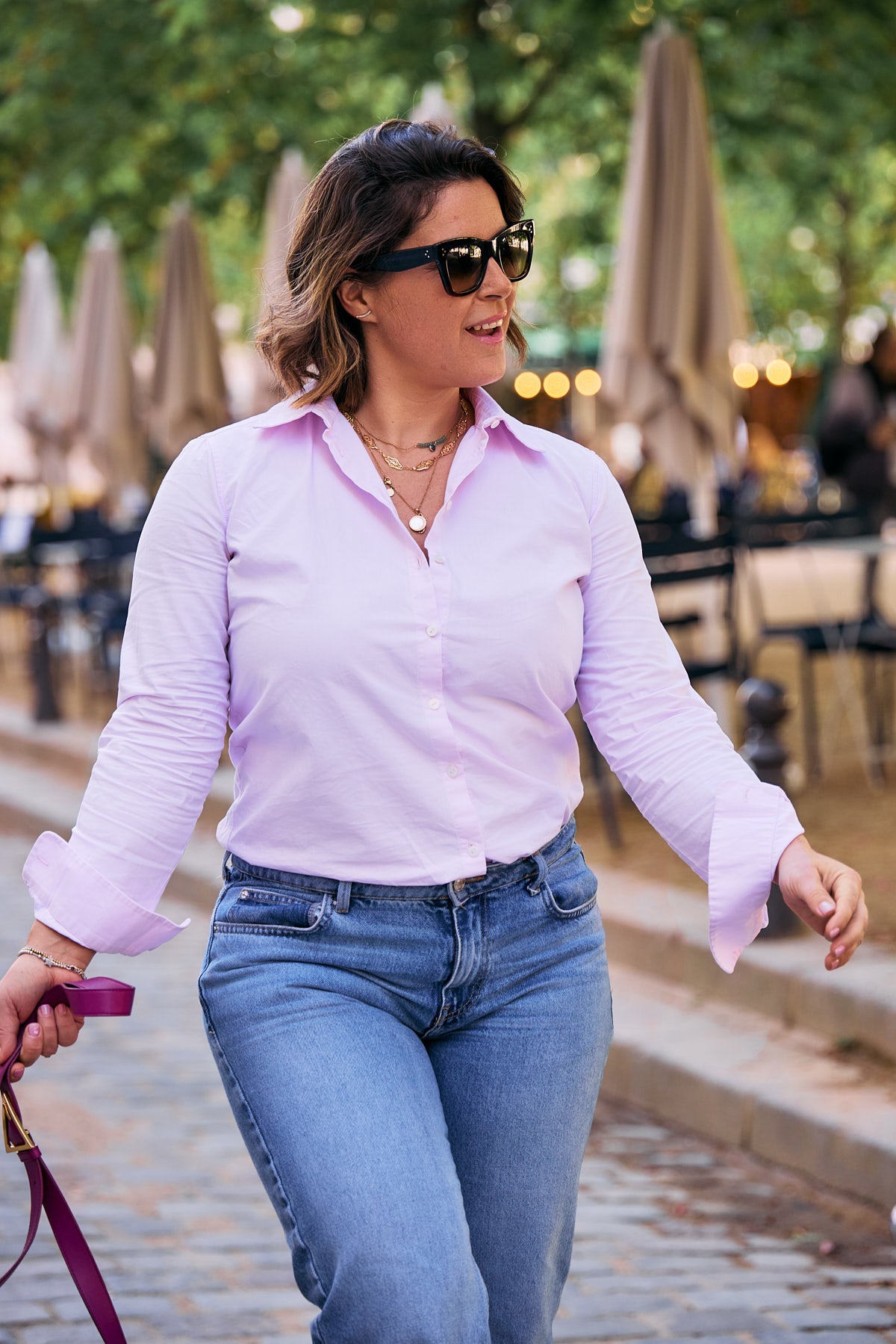 Rosa Bluse