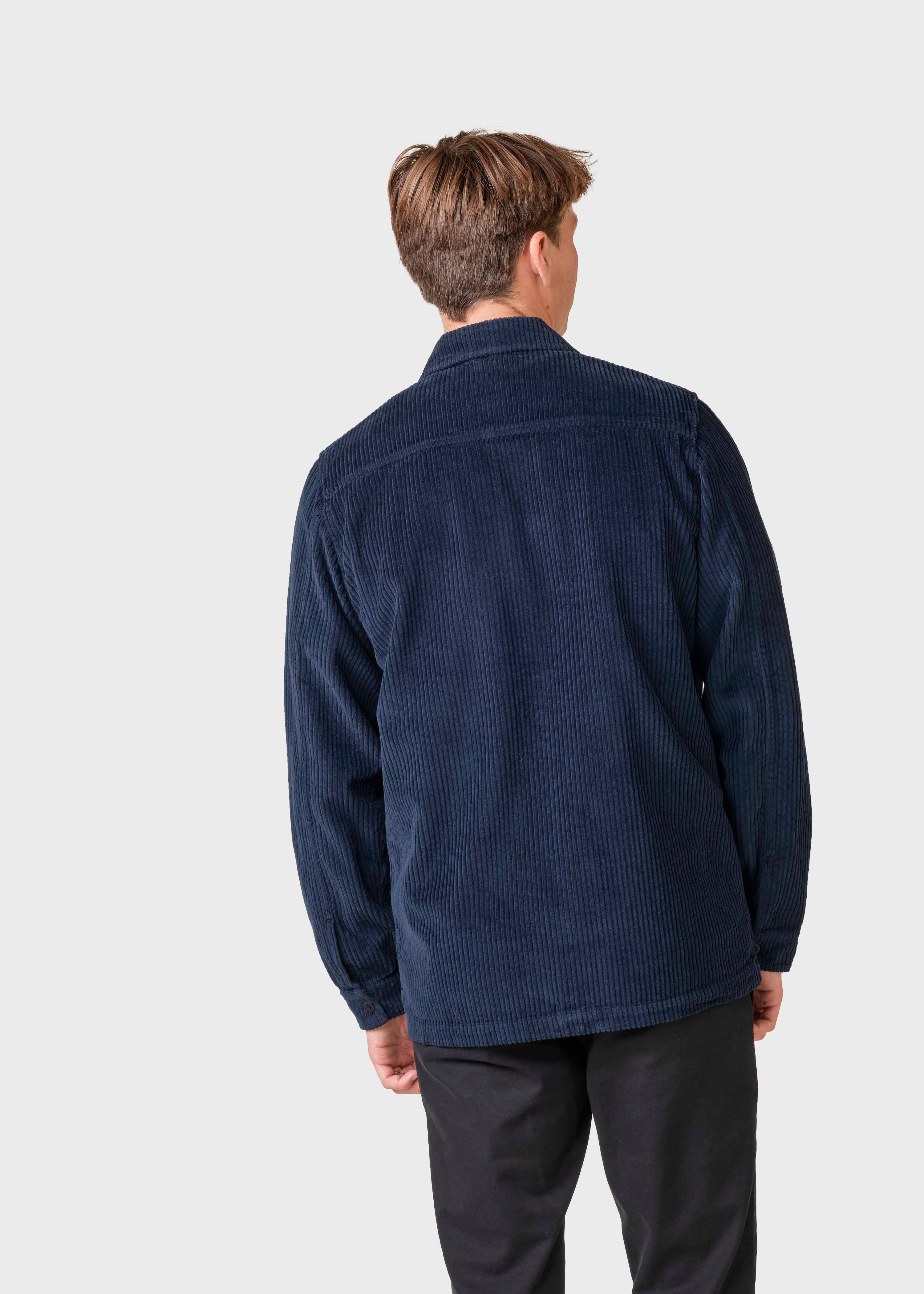 Sur-Chemise en velours côtelé Jimmy Navy