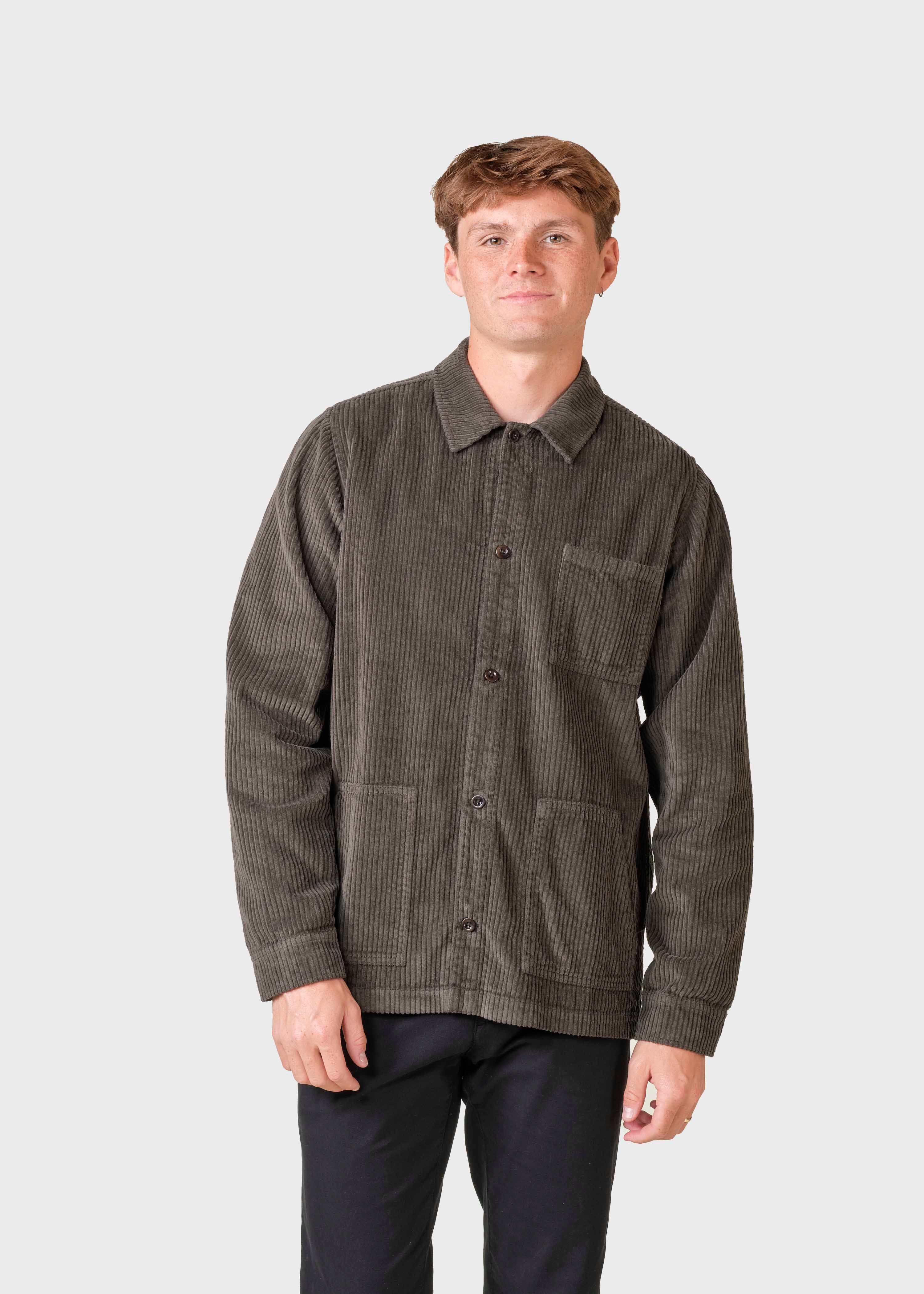 Sur-Chemise en velours côtelé Jimmy Olive