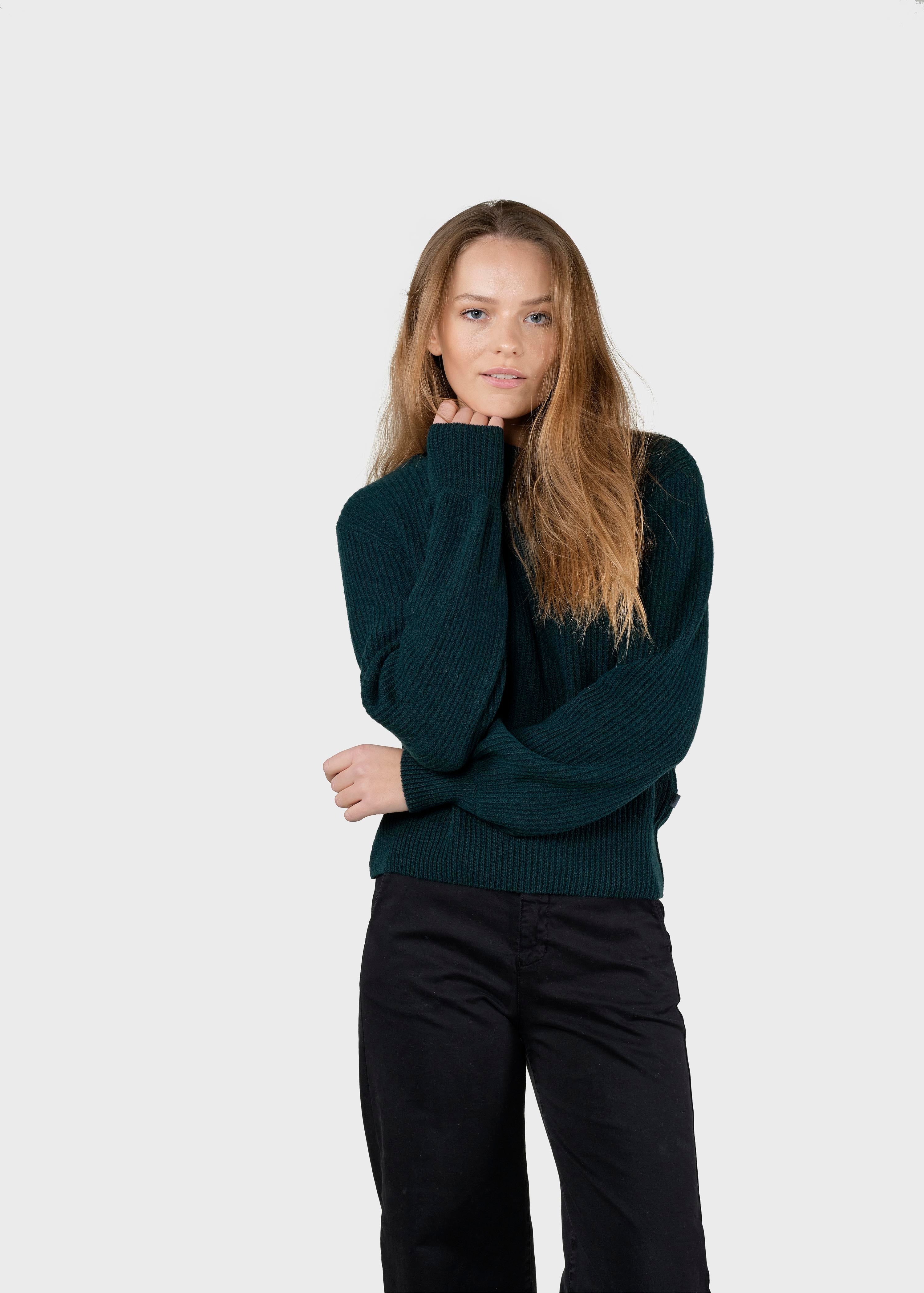 Pullover Gerda in Waldgrün