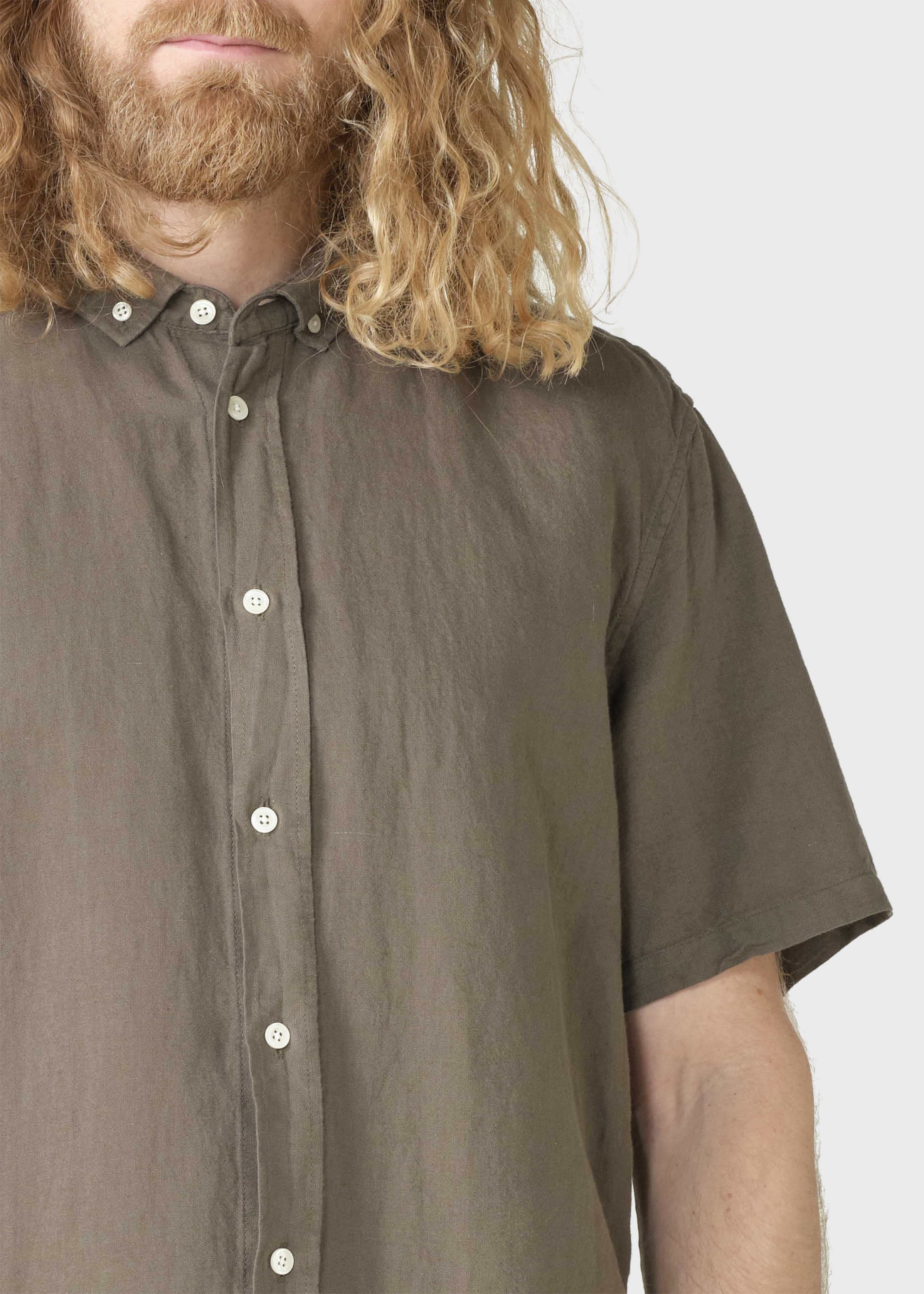 Chemisette en lin Mikkel Taupe