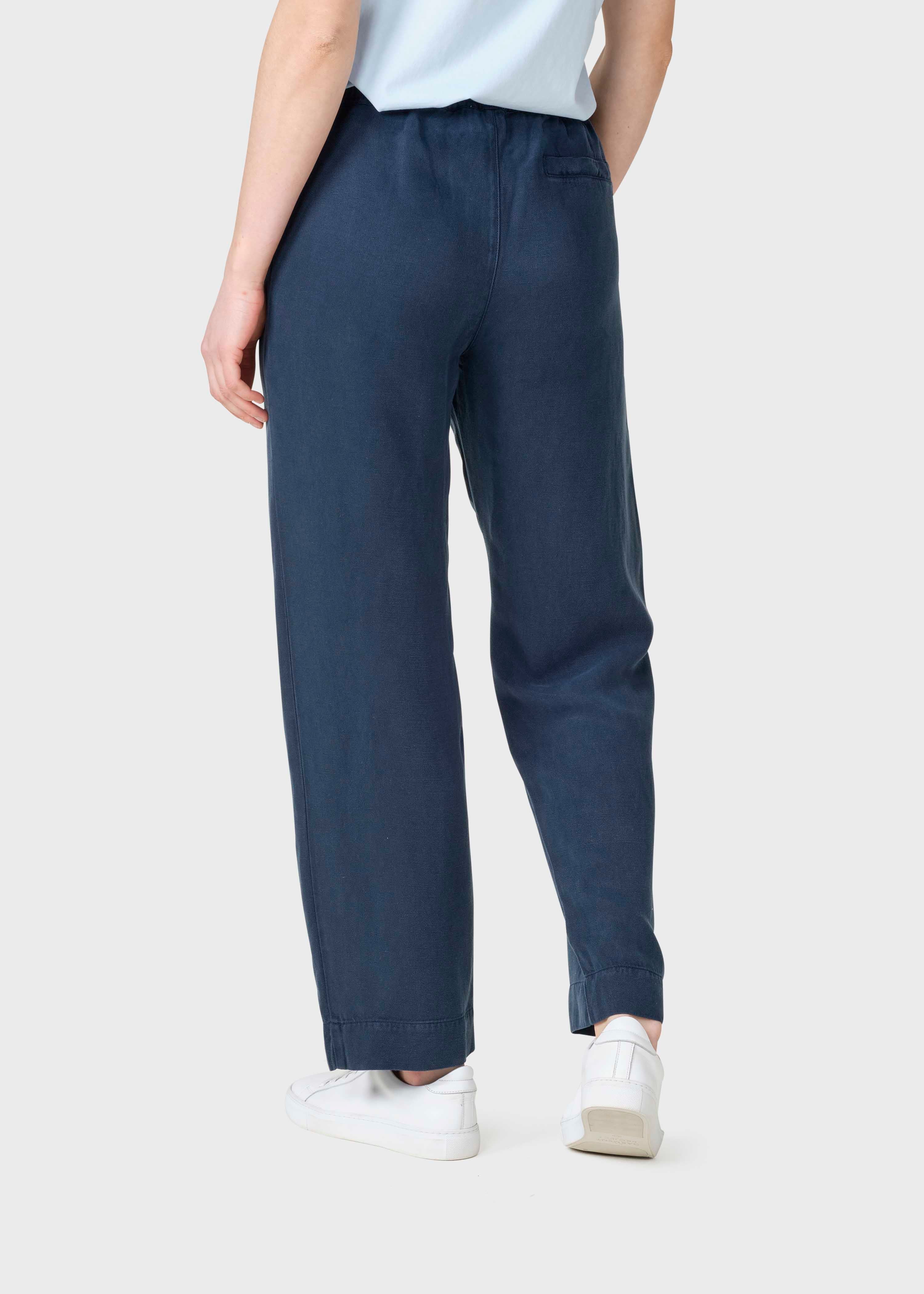 Jennifer Marineblaue leichte Hose