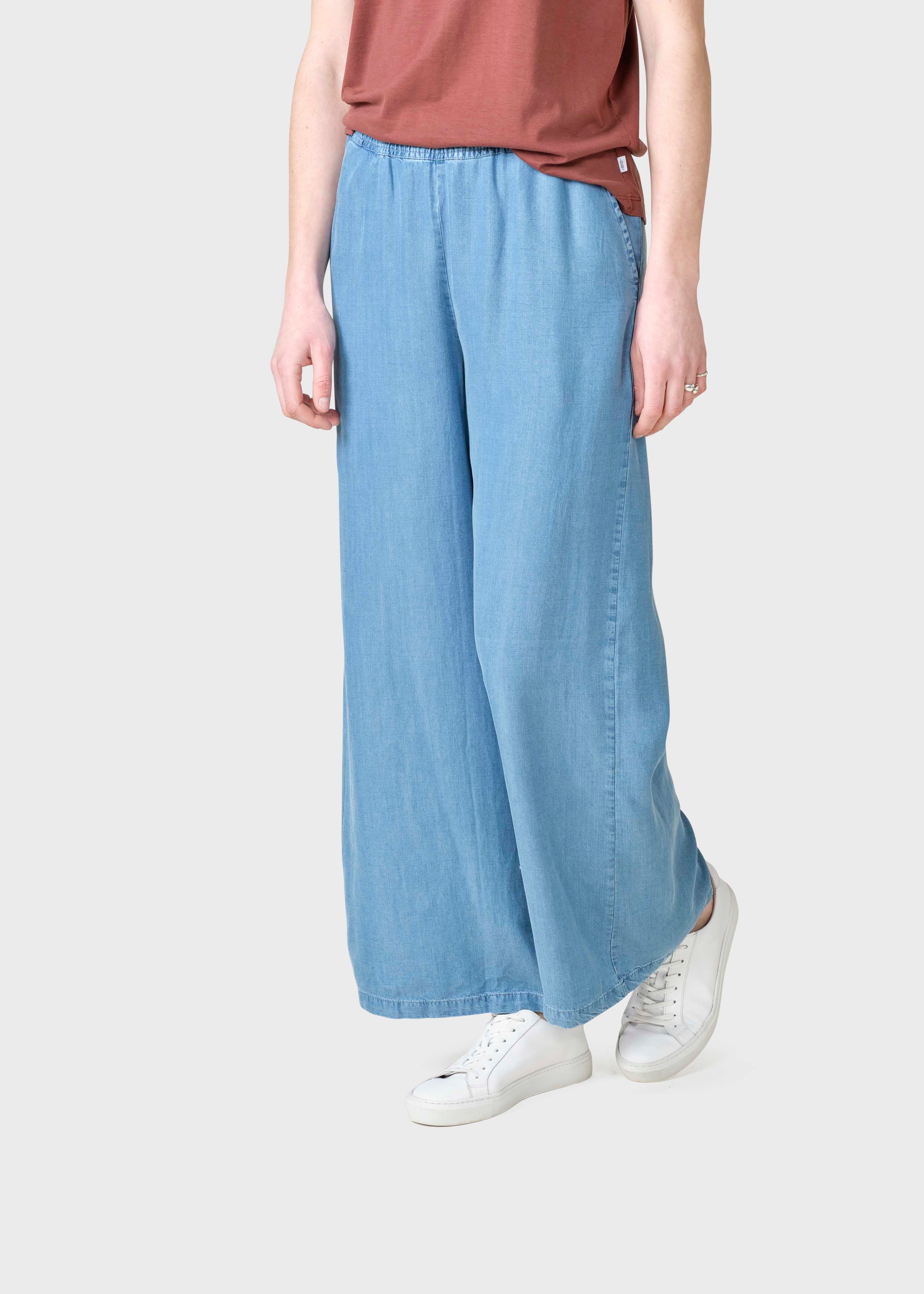 Women loose pants Kaja Light Blue