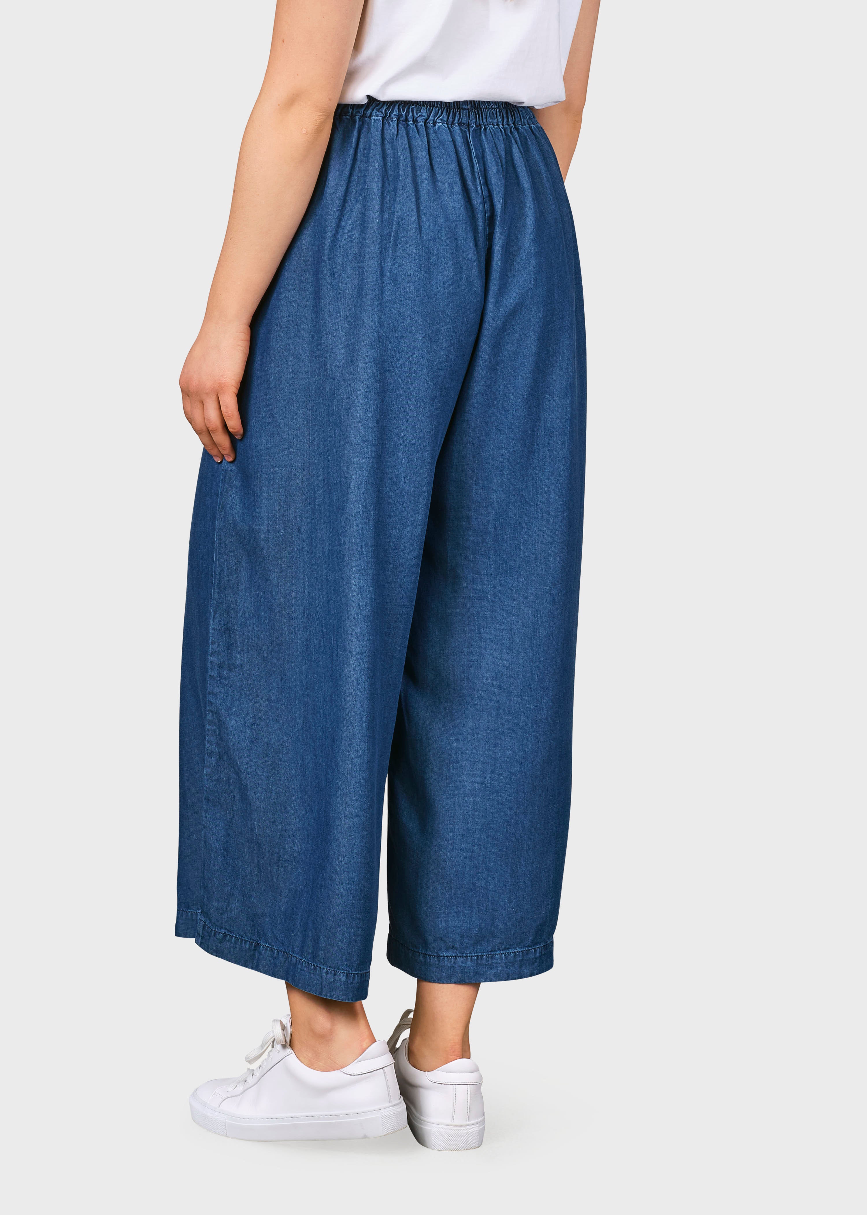 Weite Hose Leonora Blau