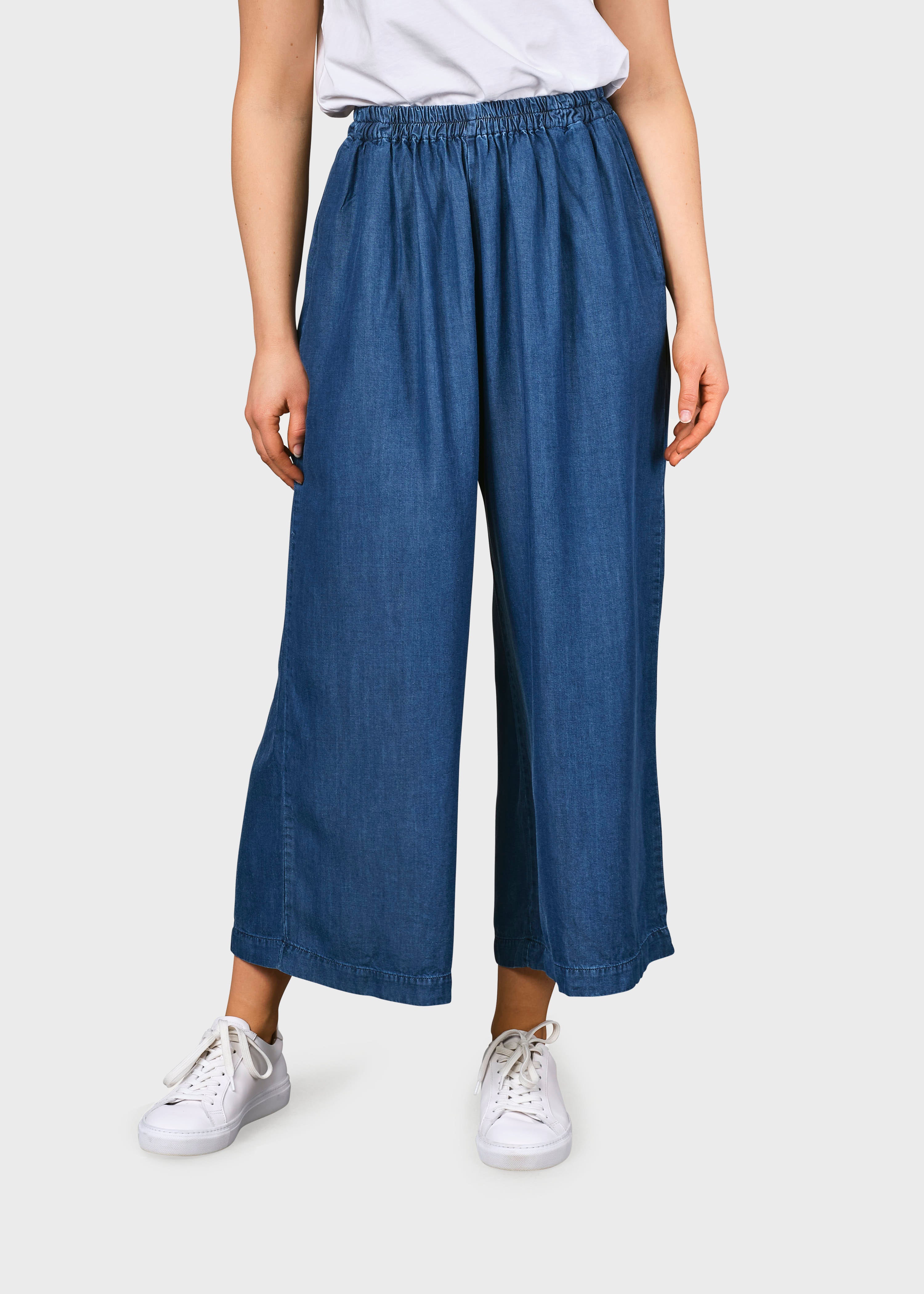 Weite Hose Leonora Blau