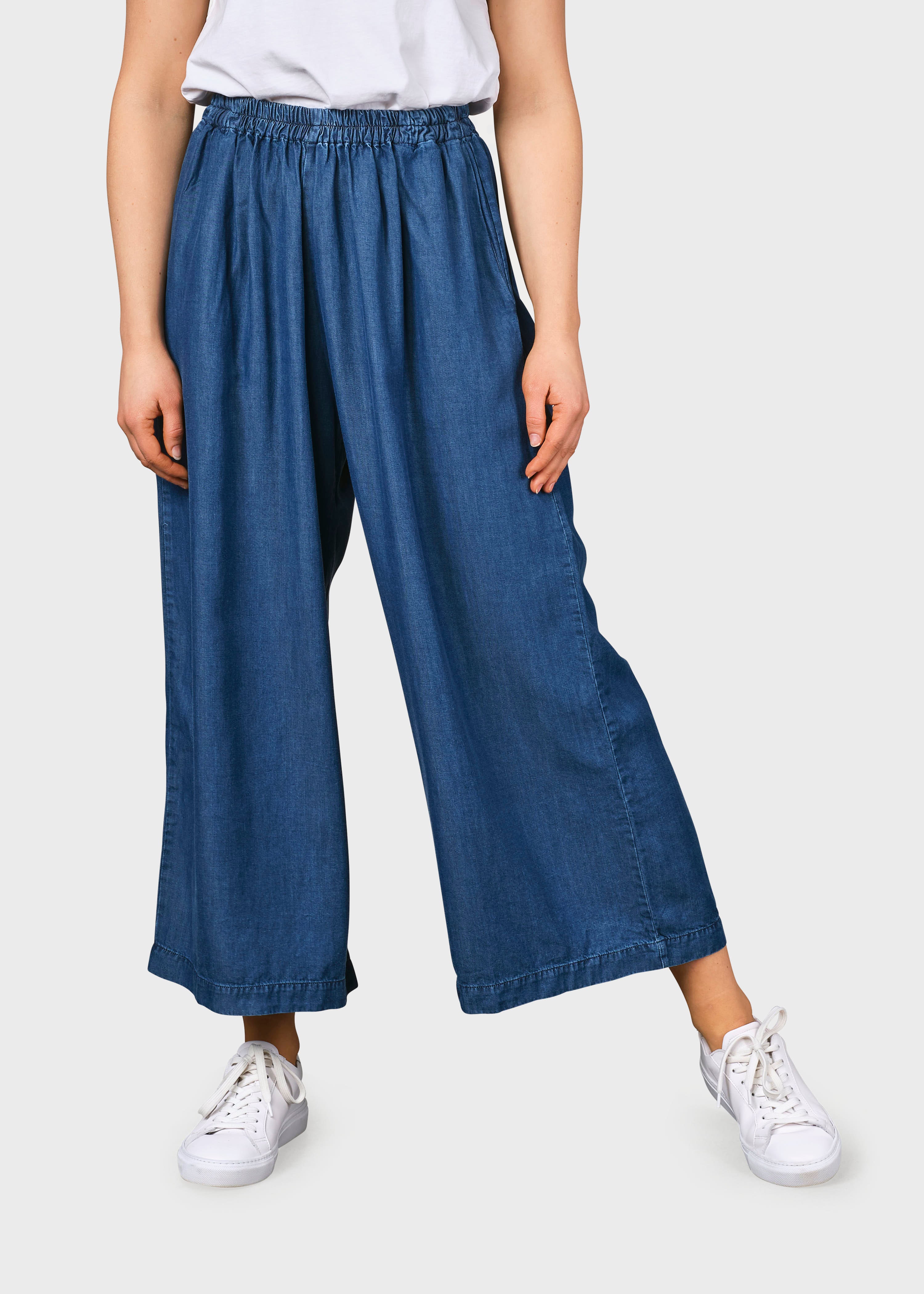Weite Hose Leonora Blau