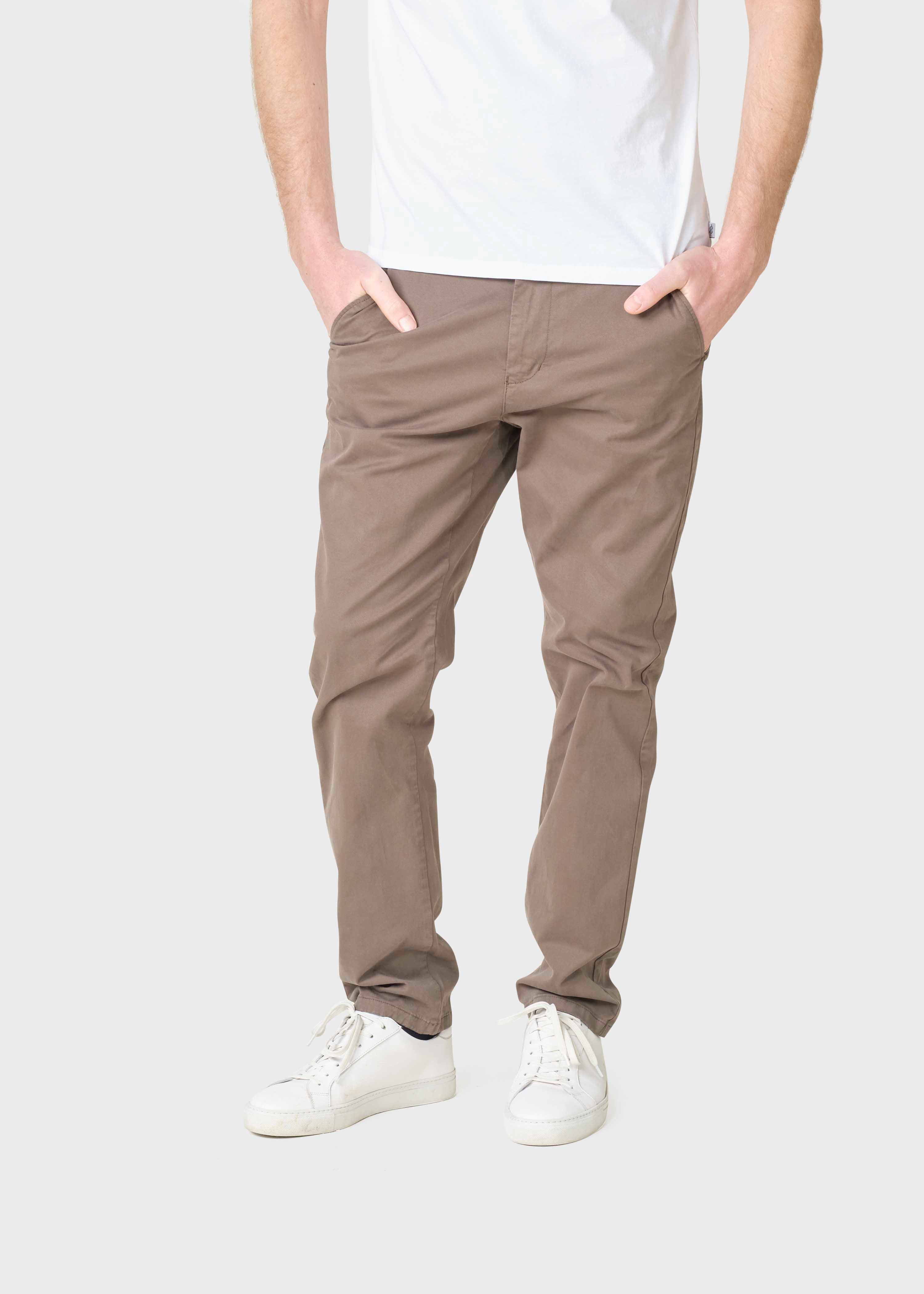 Chino en coton bio Allan Taupe