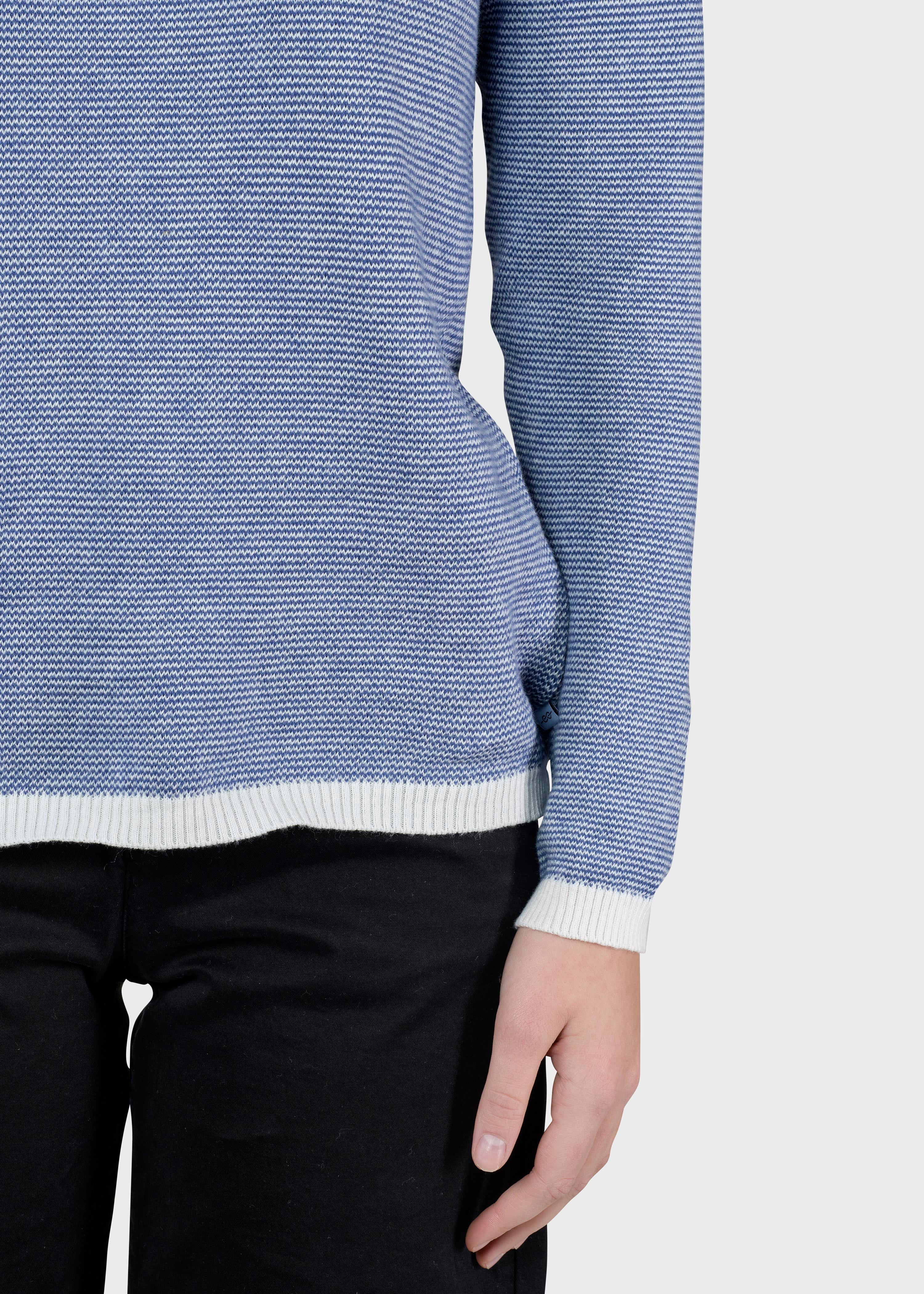 Blue striped fine sweater Rosa