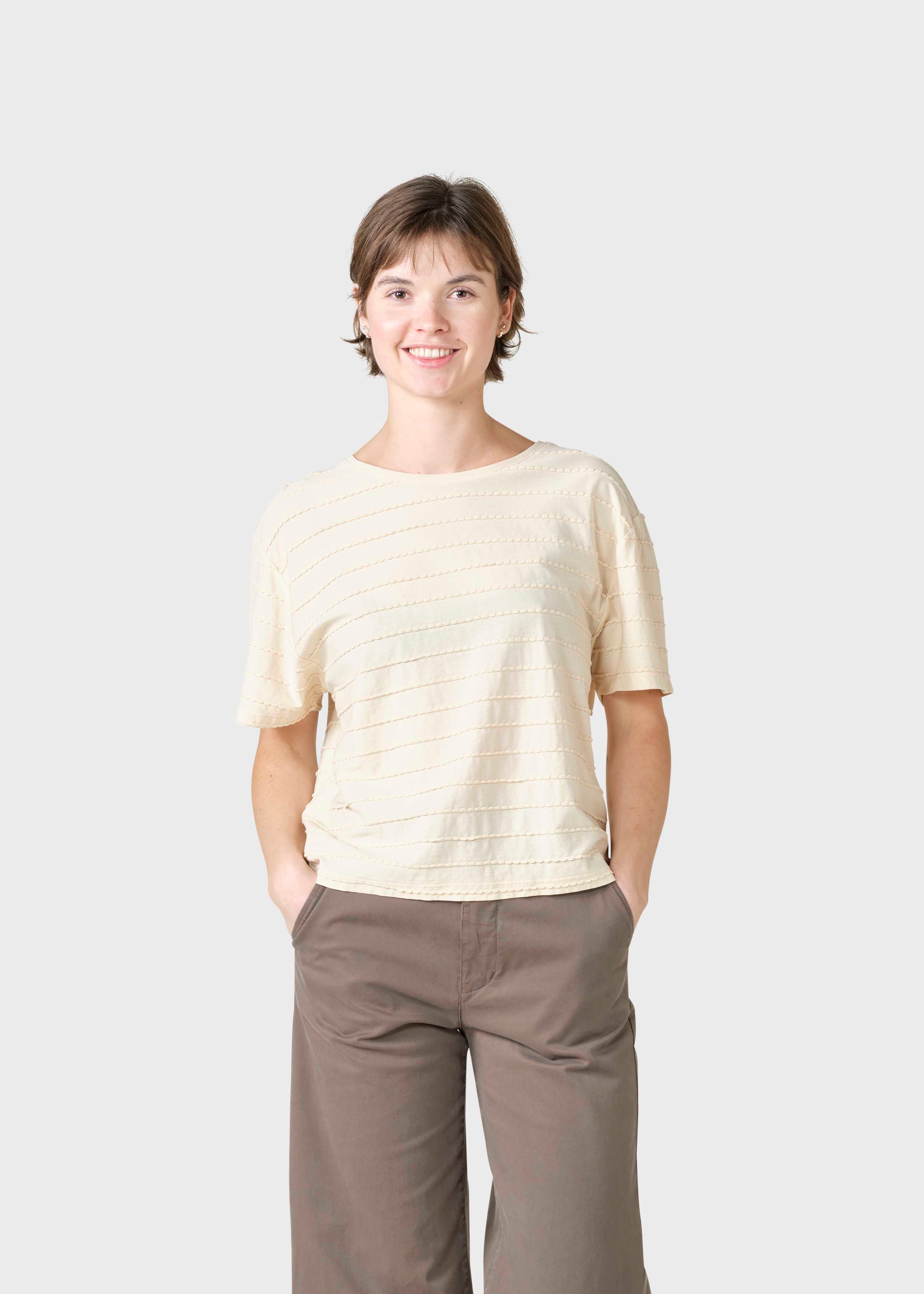 Harper Cream Organic Cotton T-Shirt