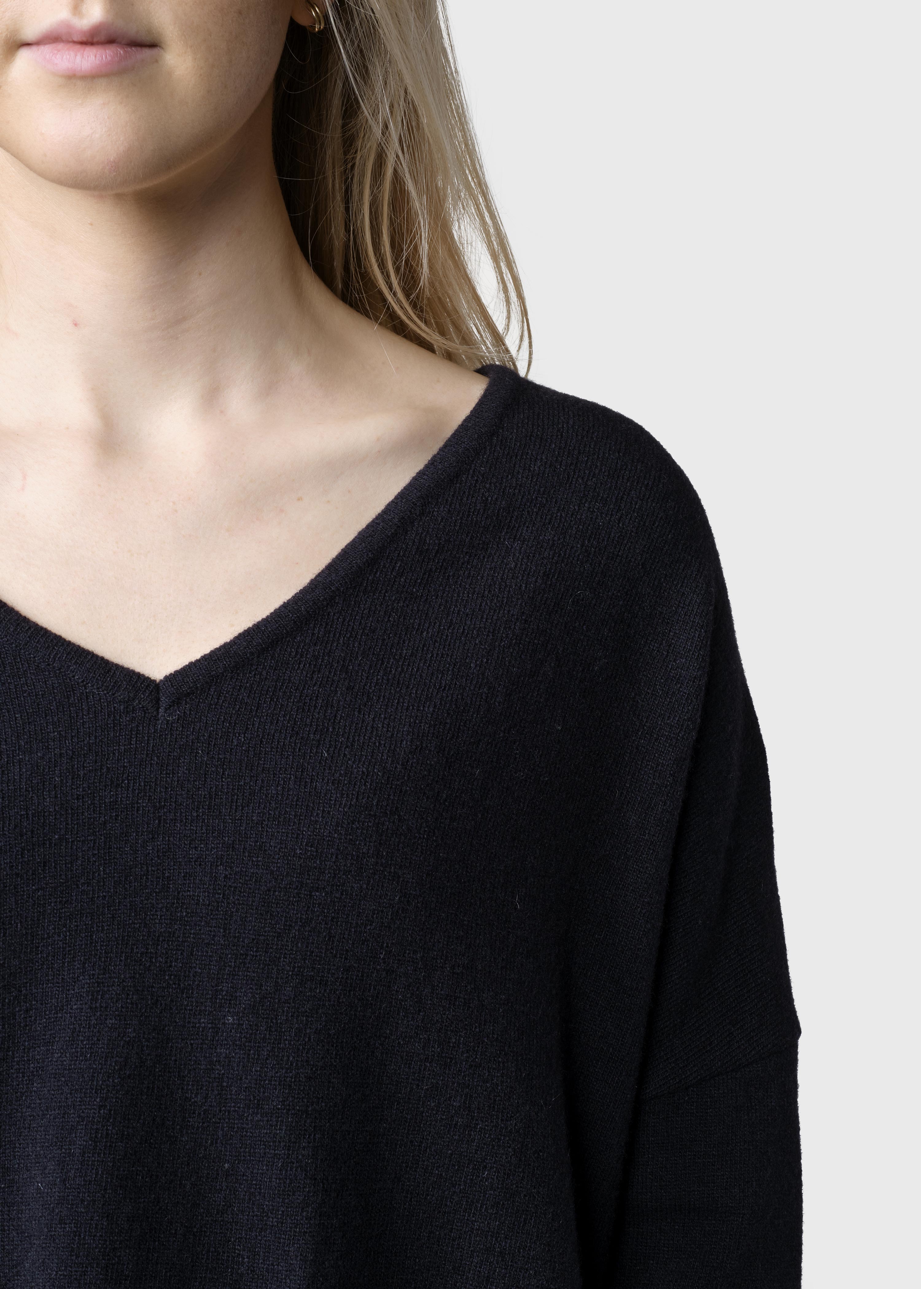 Women's Short Merino Knit Vanessa Black