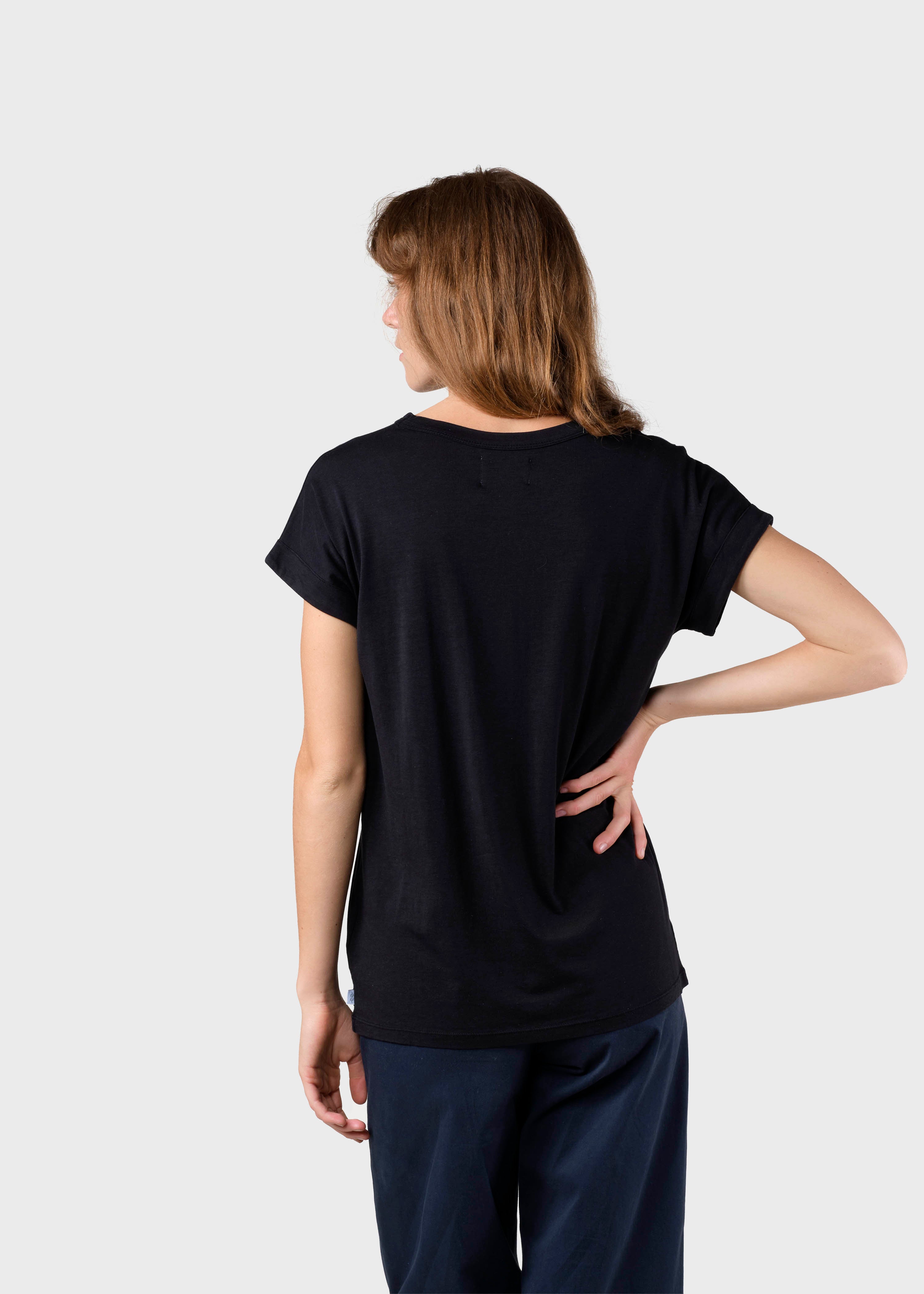Leichtes schwarzes T-Shirt Sigrid