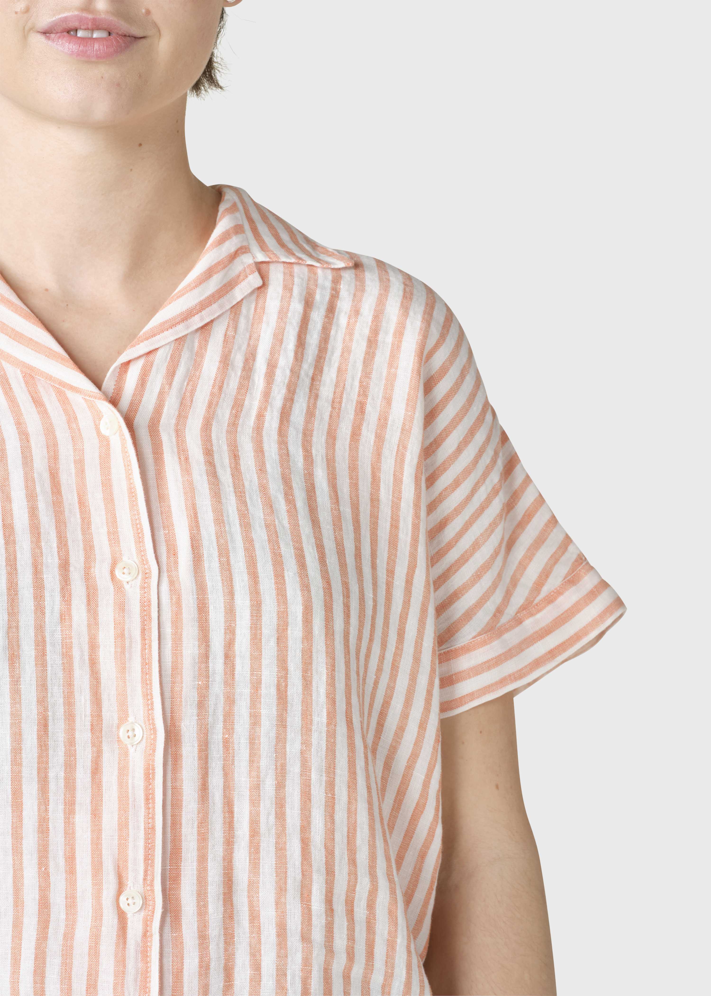 Blouse rayée en lin Amanda