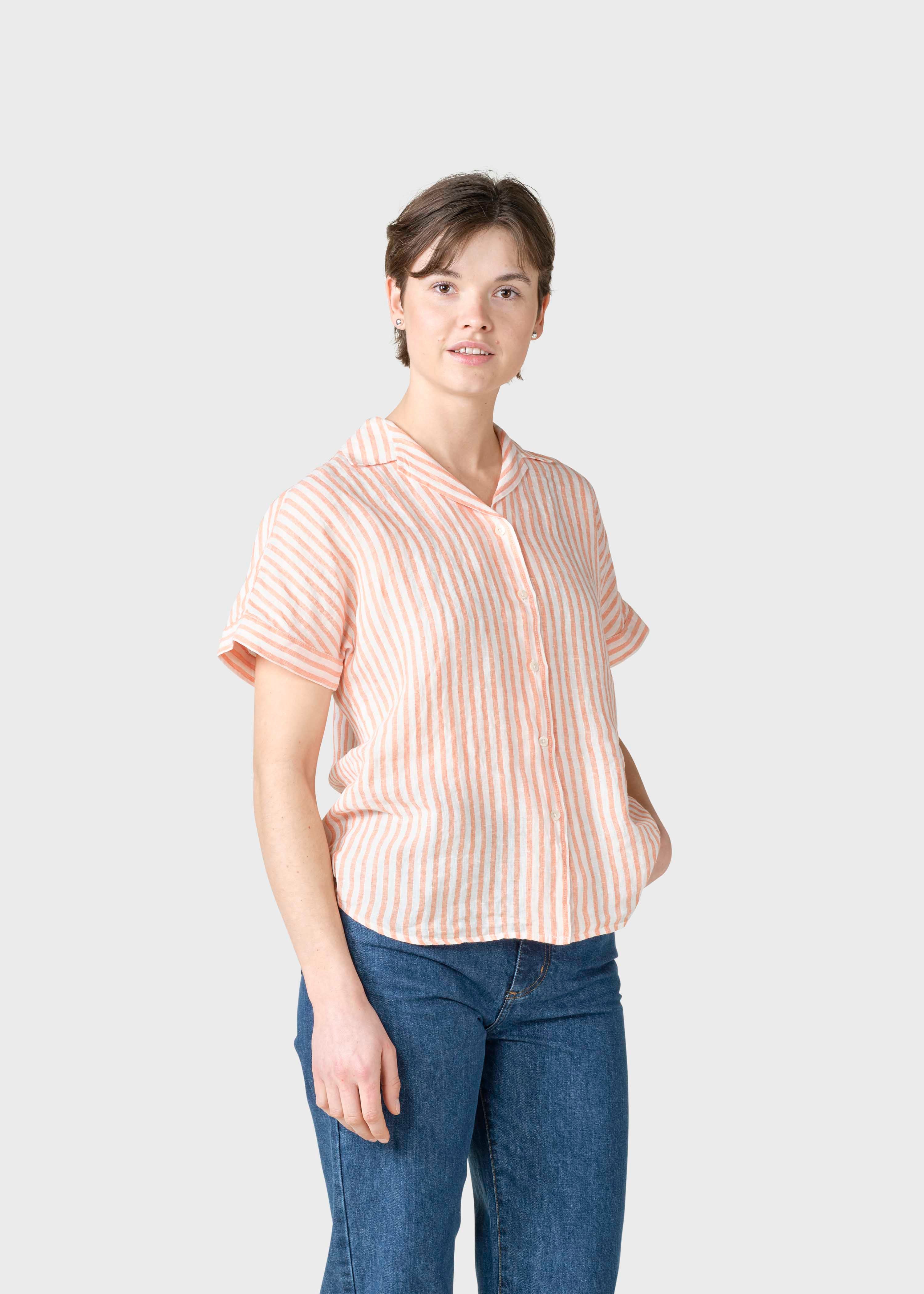 Blouse rayée en lin Amanda