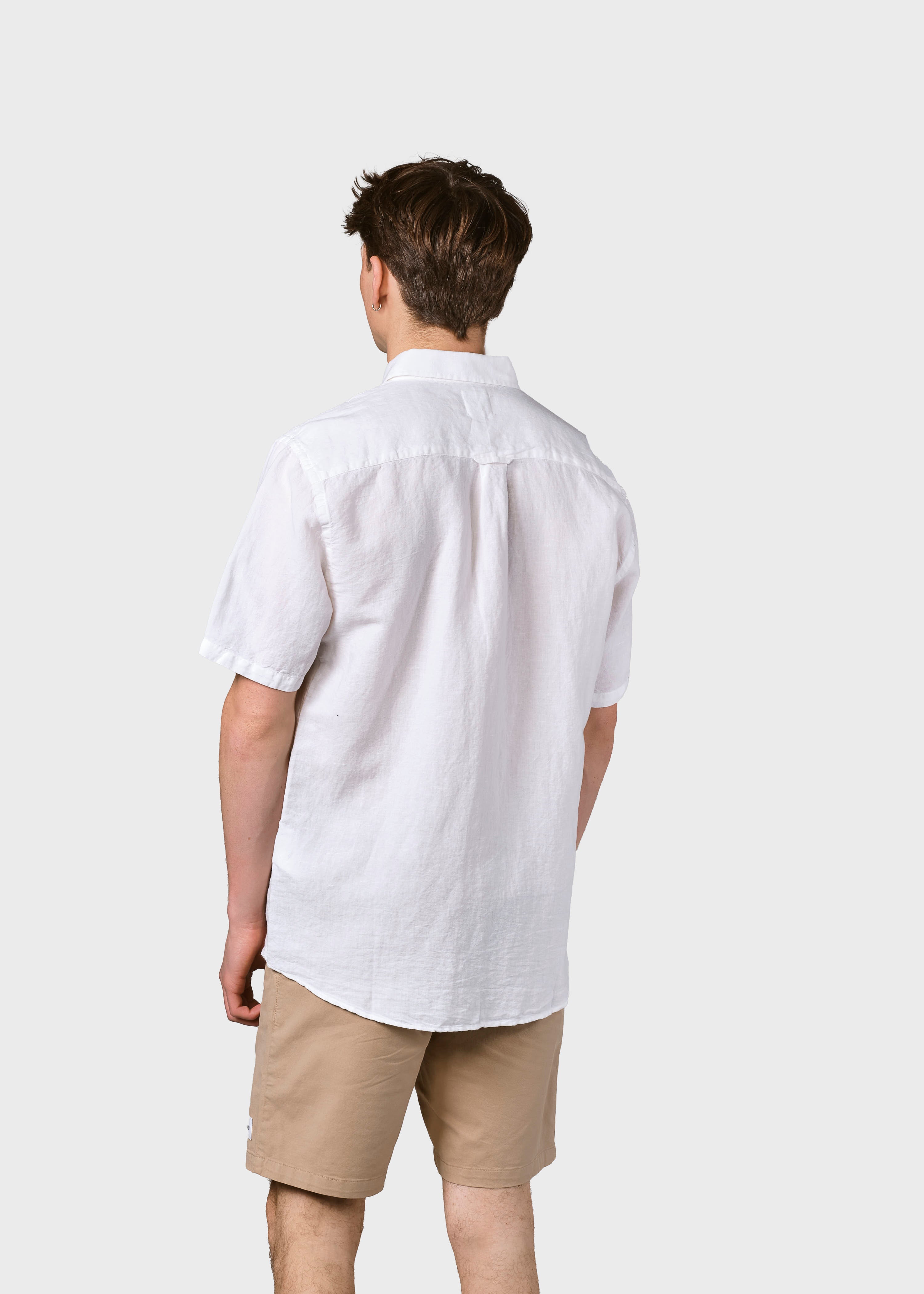 Chemisette en lin blanche Mikkel