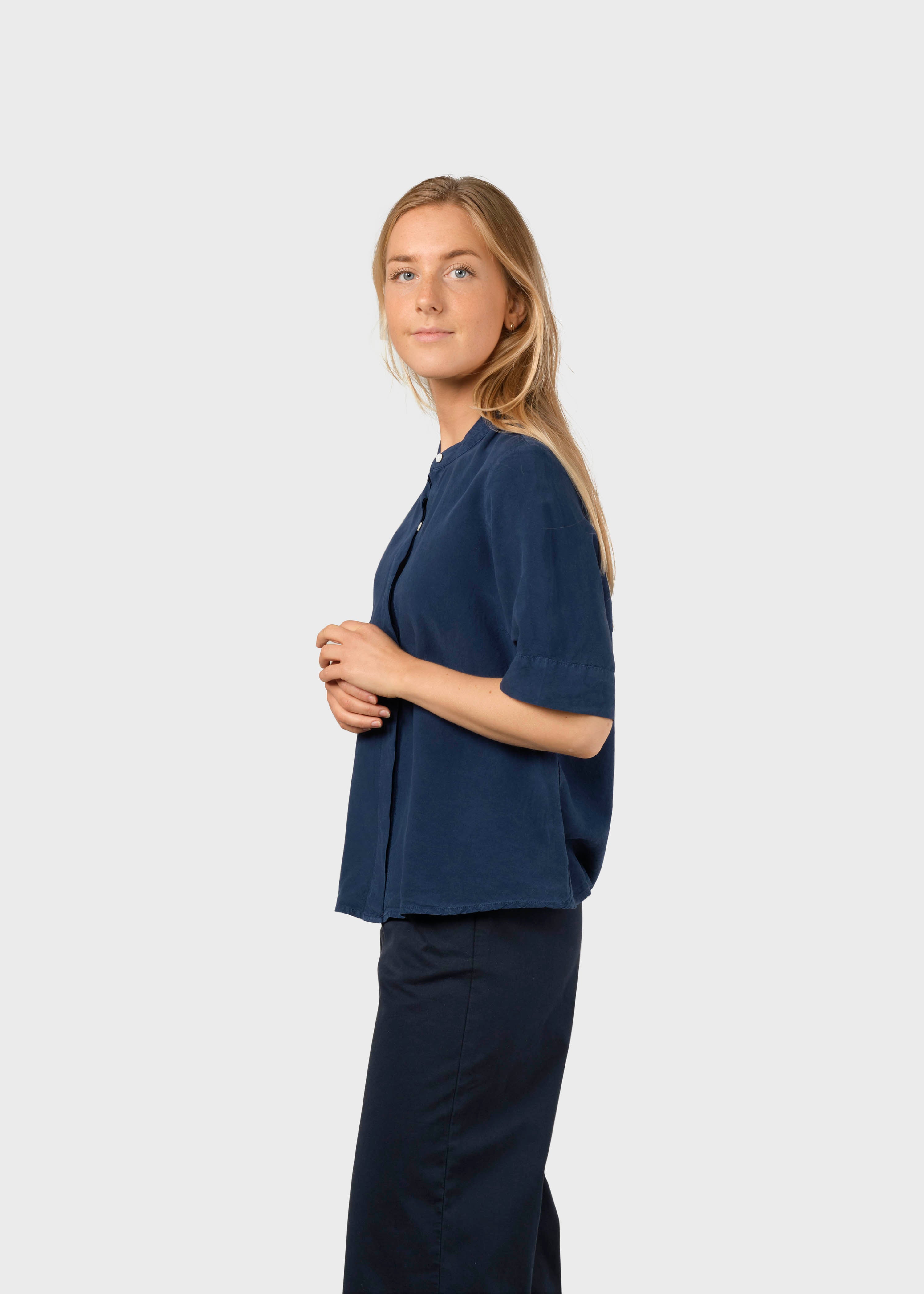 Lyocell Bluse Solrun Ocean