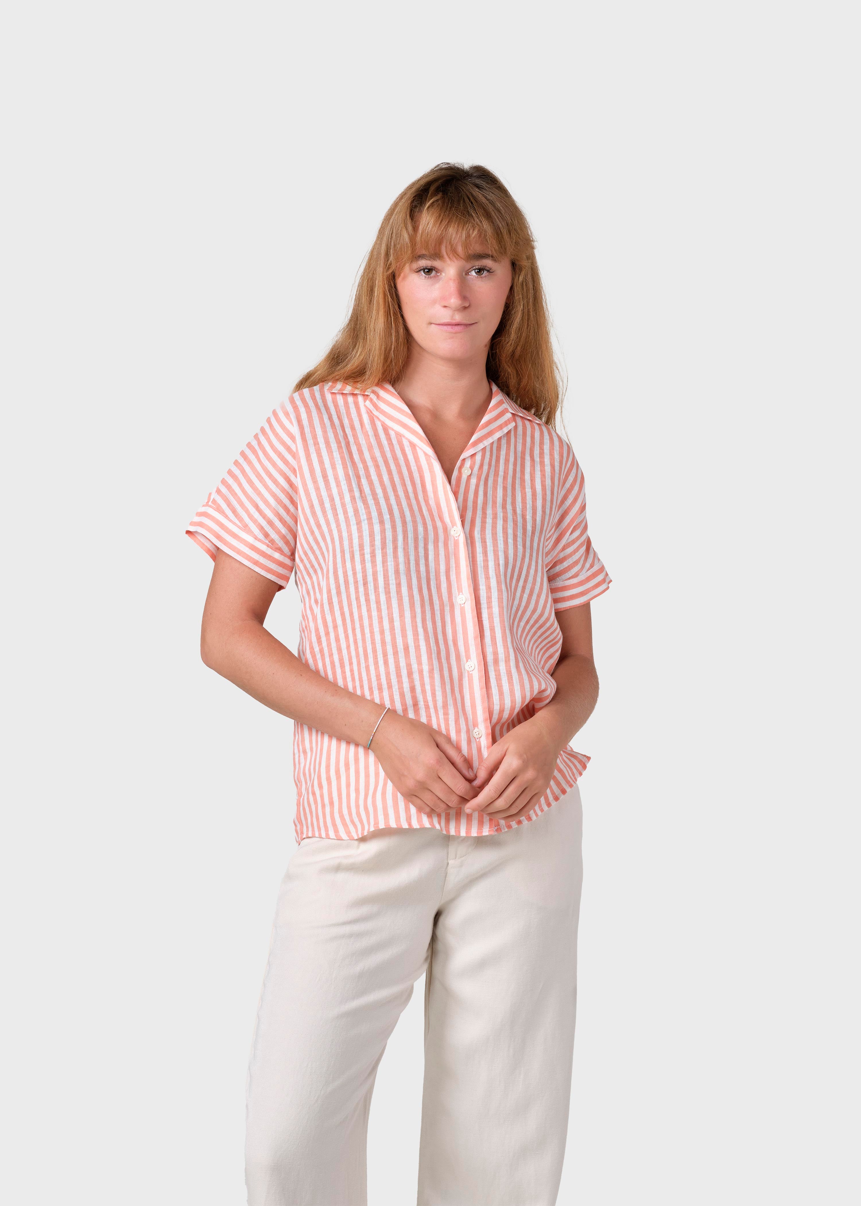 Blouse rayée en lin Amanda