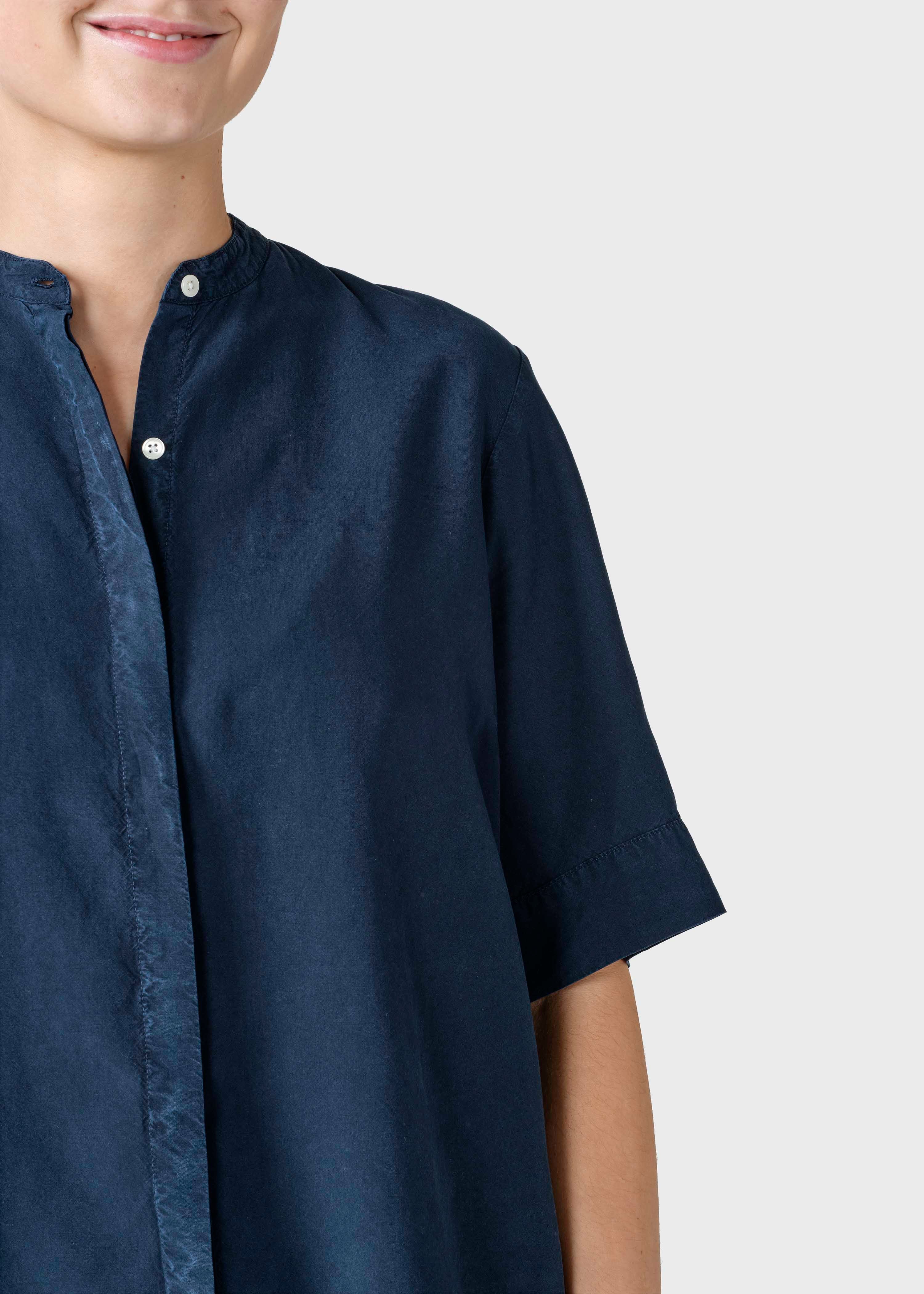 Lyocell Bluse Solrun Navy