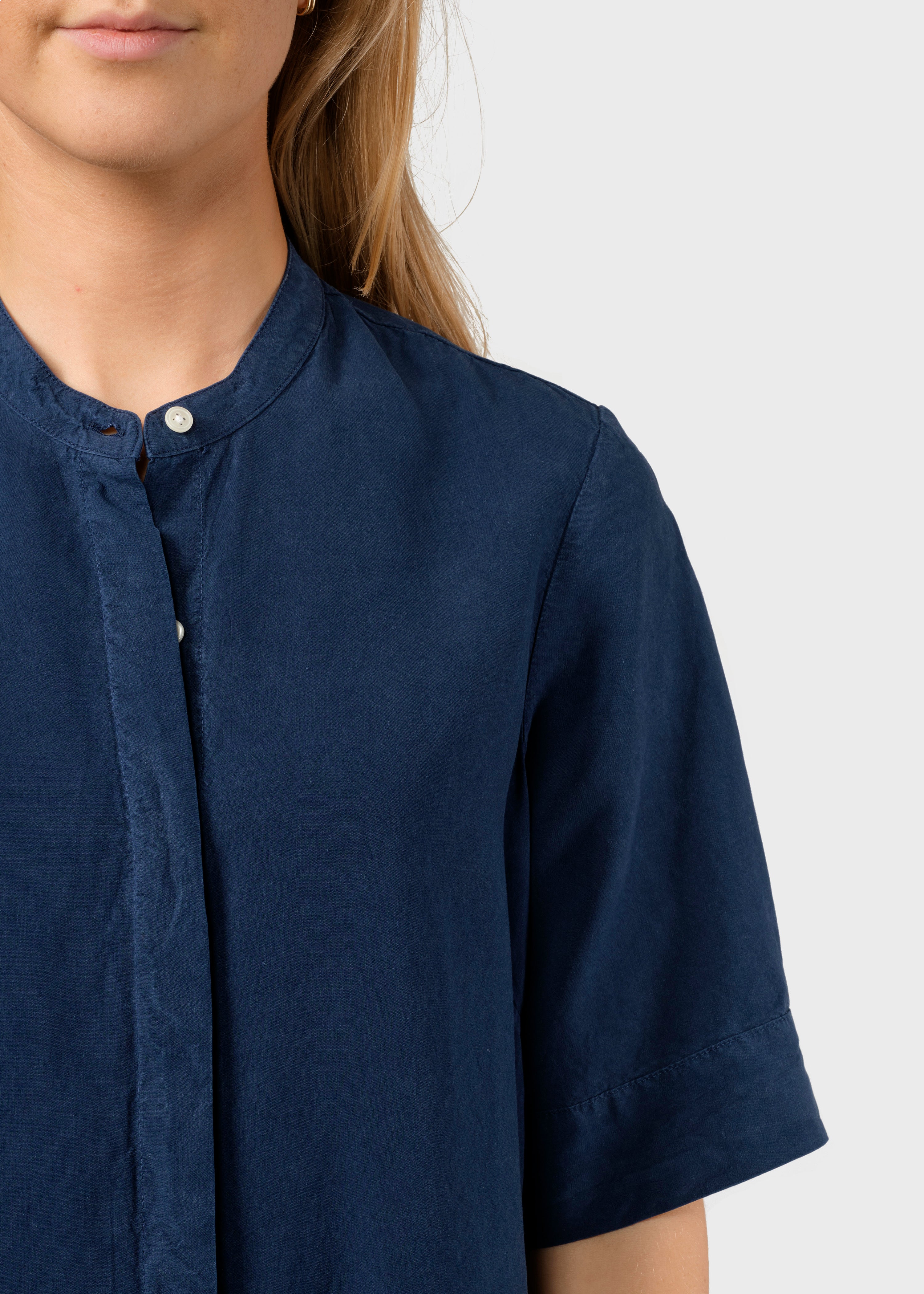 Lyocell Bluse Solrun Ocean