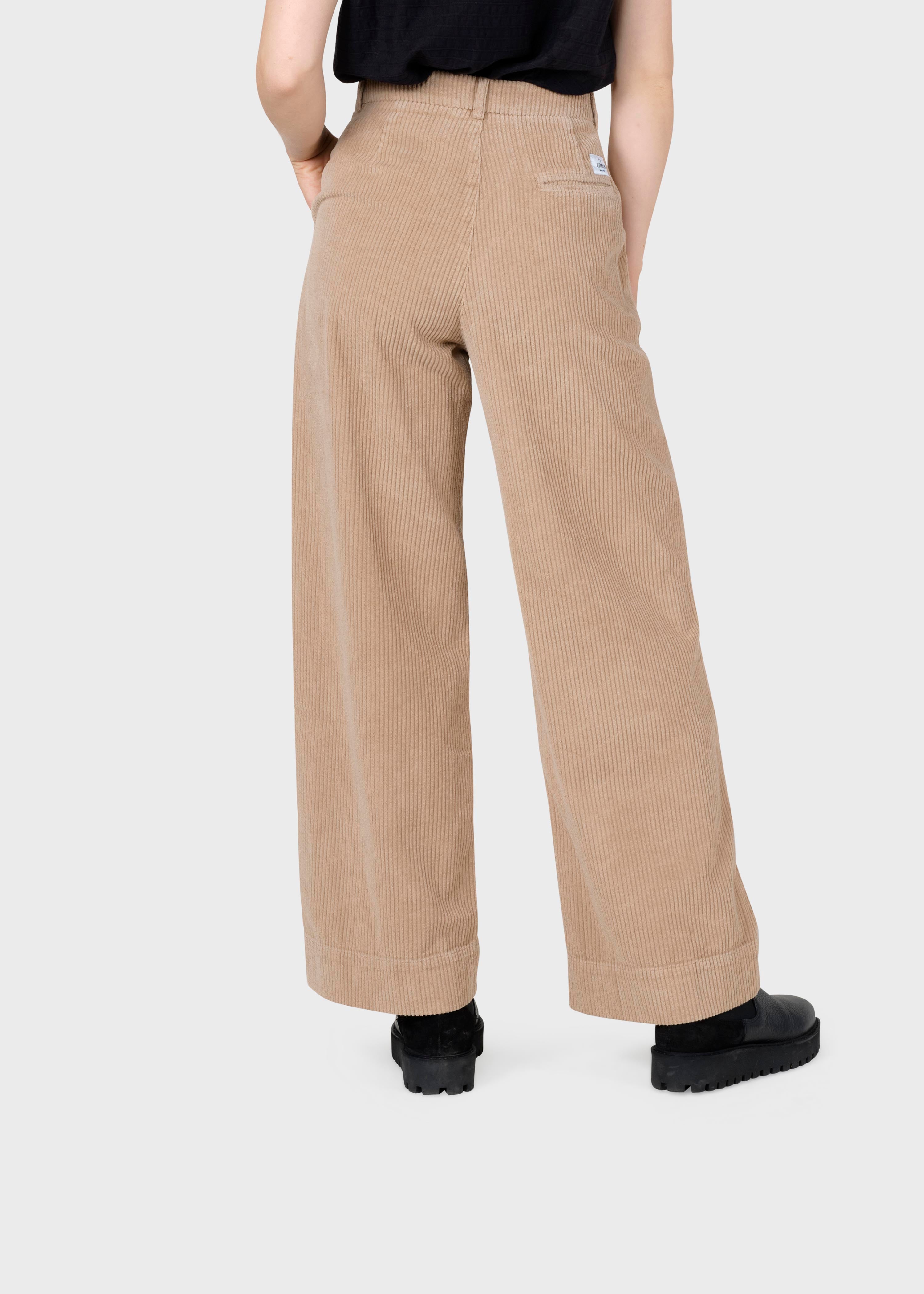 Lydia Beige corduroy pants