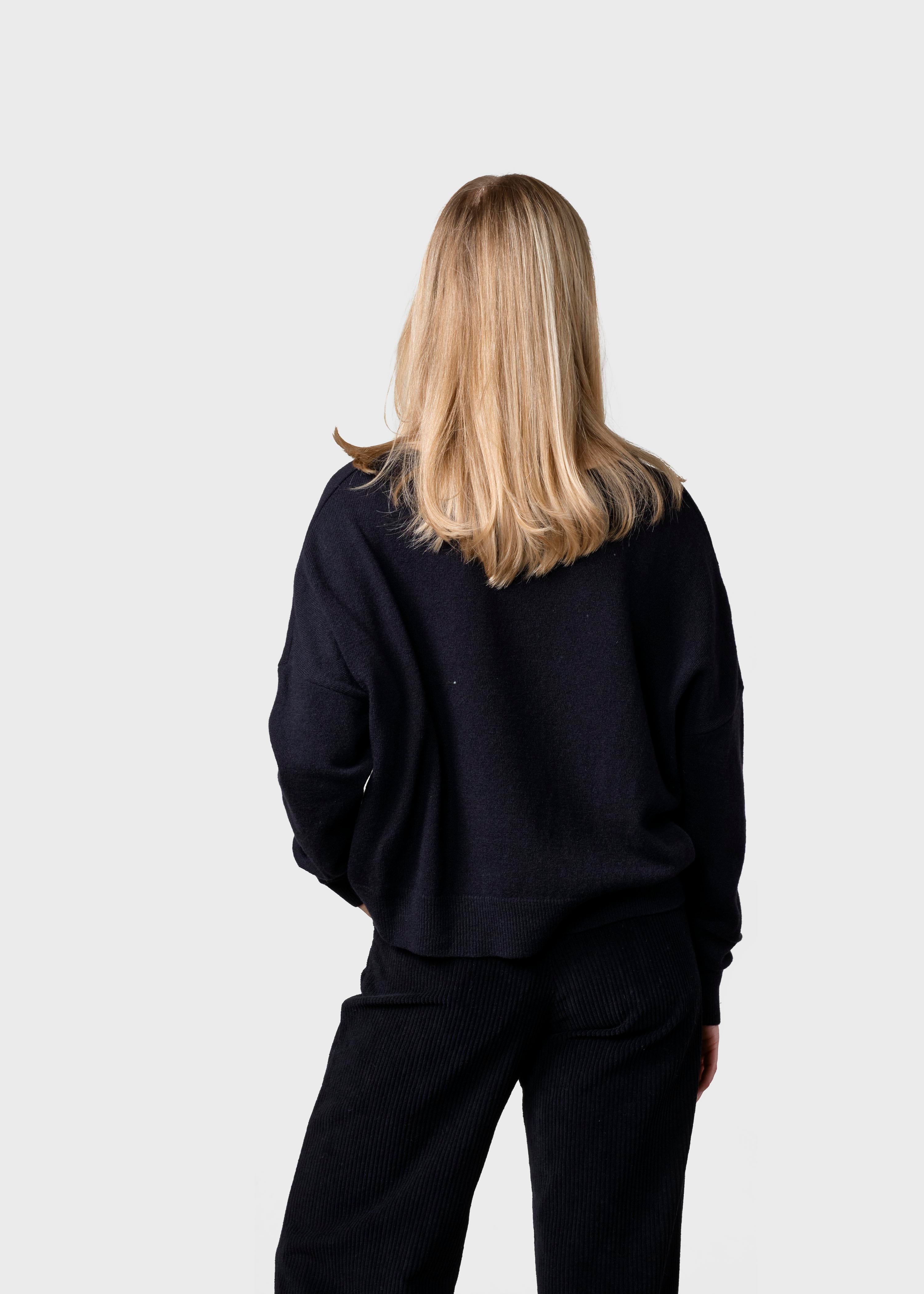 Women's Short Merino Knit Vanessa Black