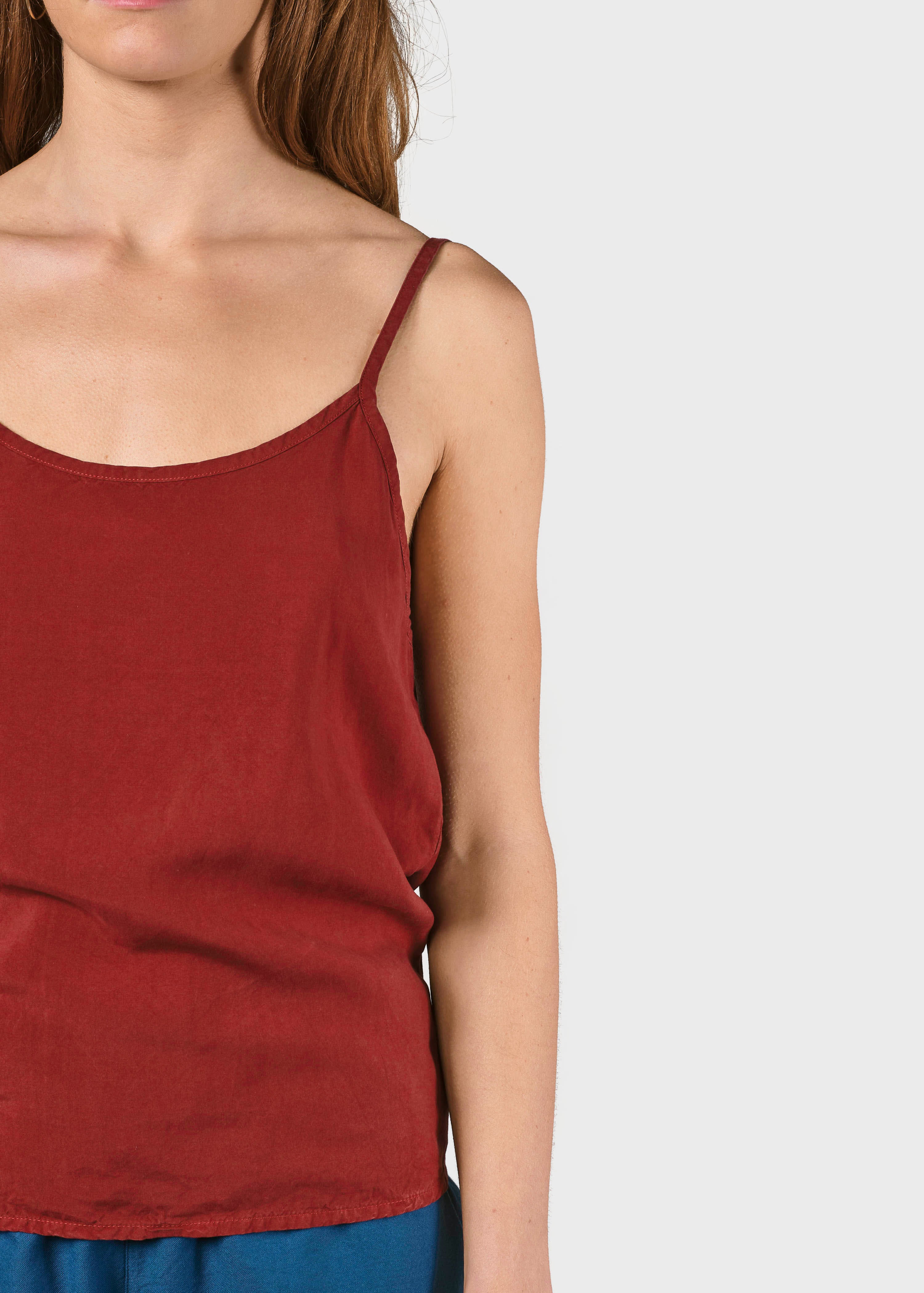 Lyocell Tank Top Lili Terracotta