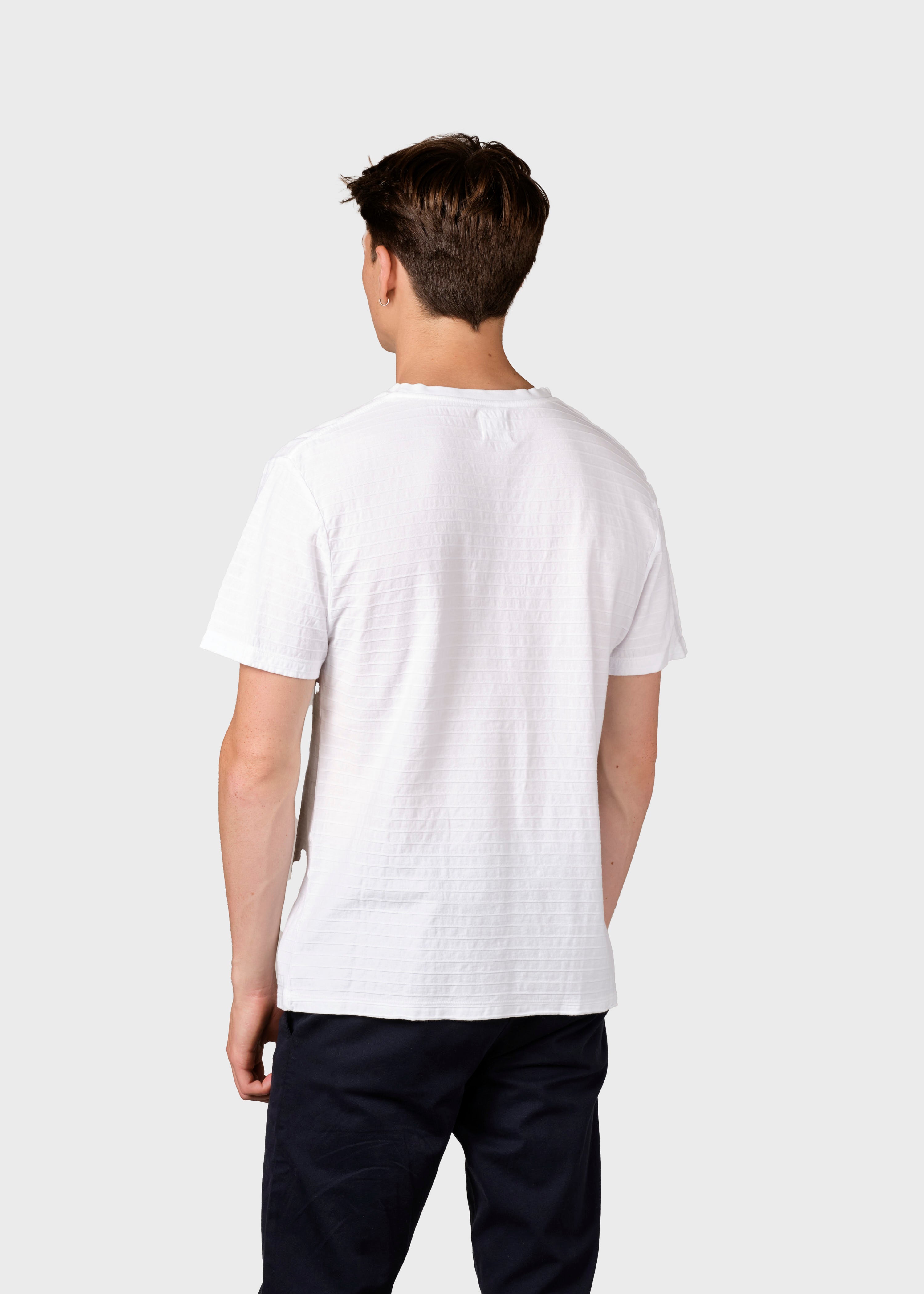 T-Shirt blanc en coton bio Lauge