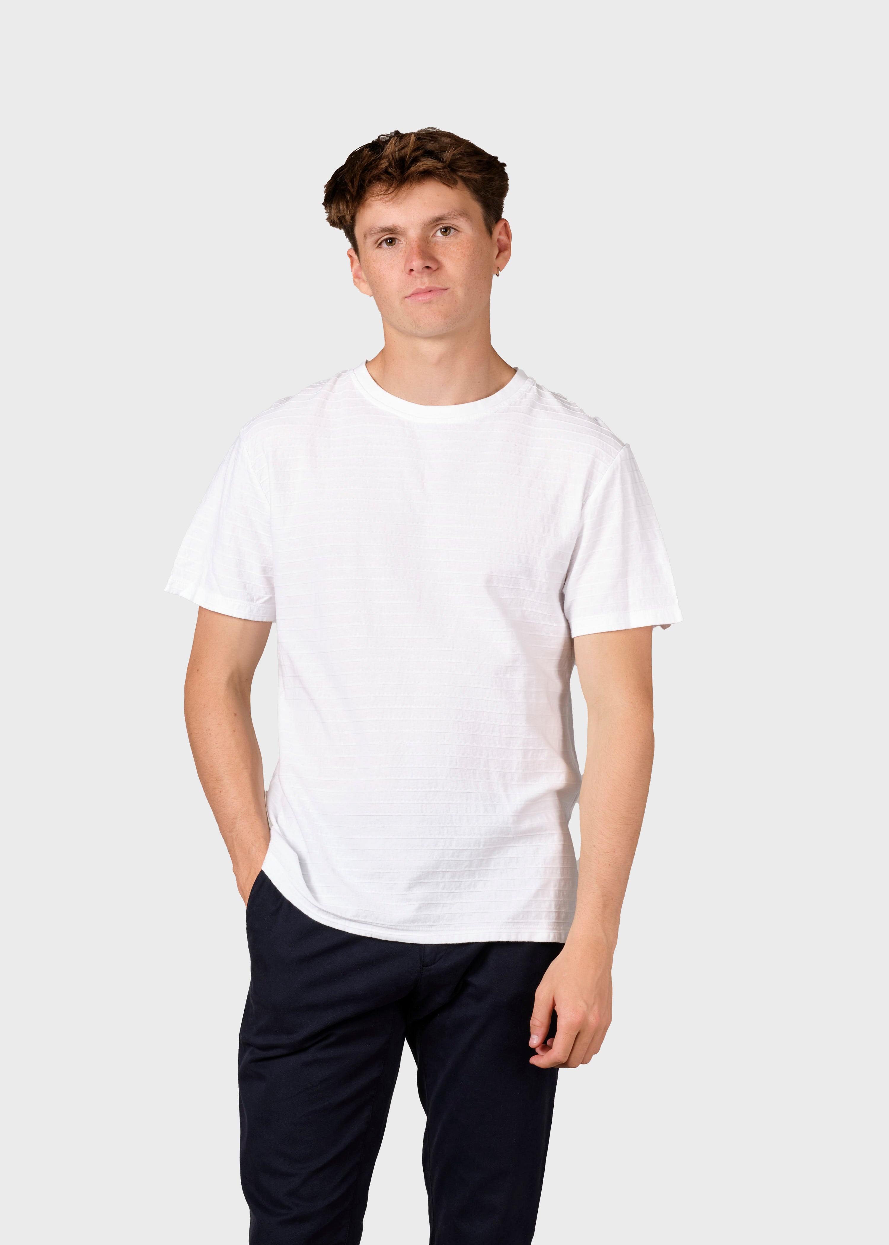 T-Shirt blanc en coton bio Lauge