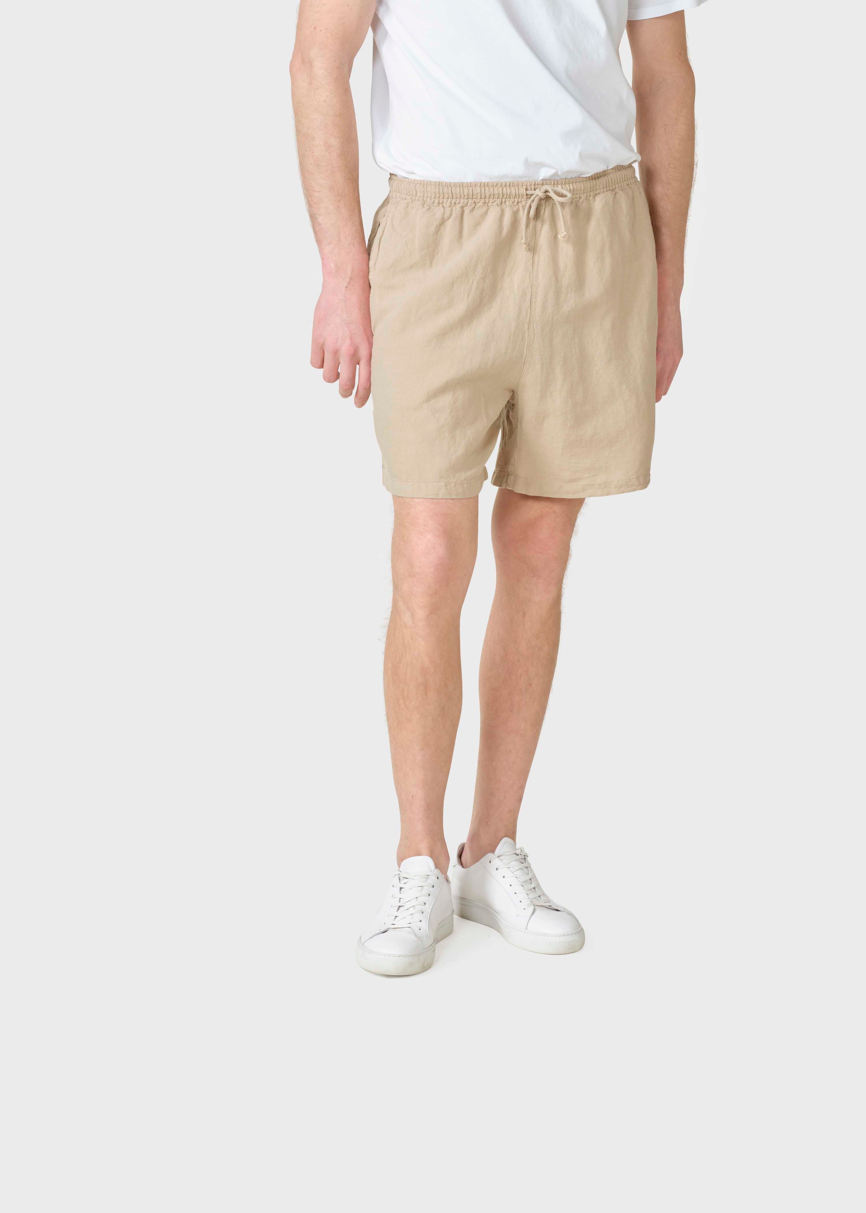 Bertram Sand linen shorts