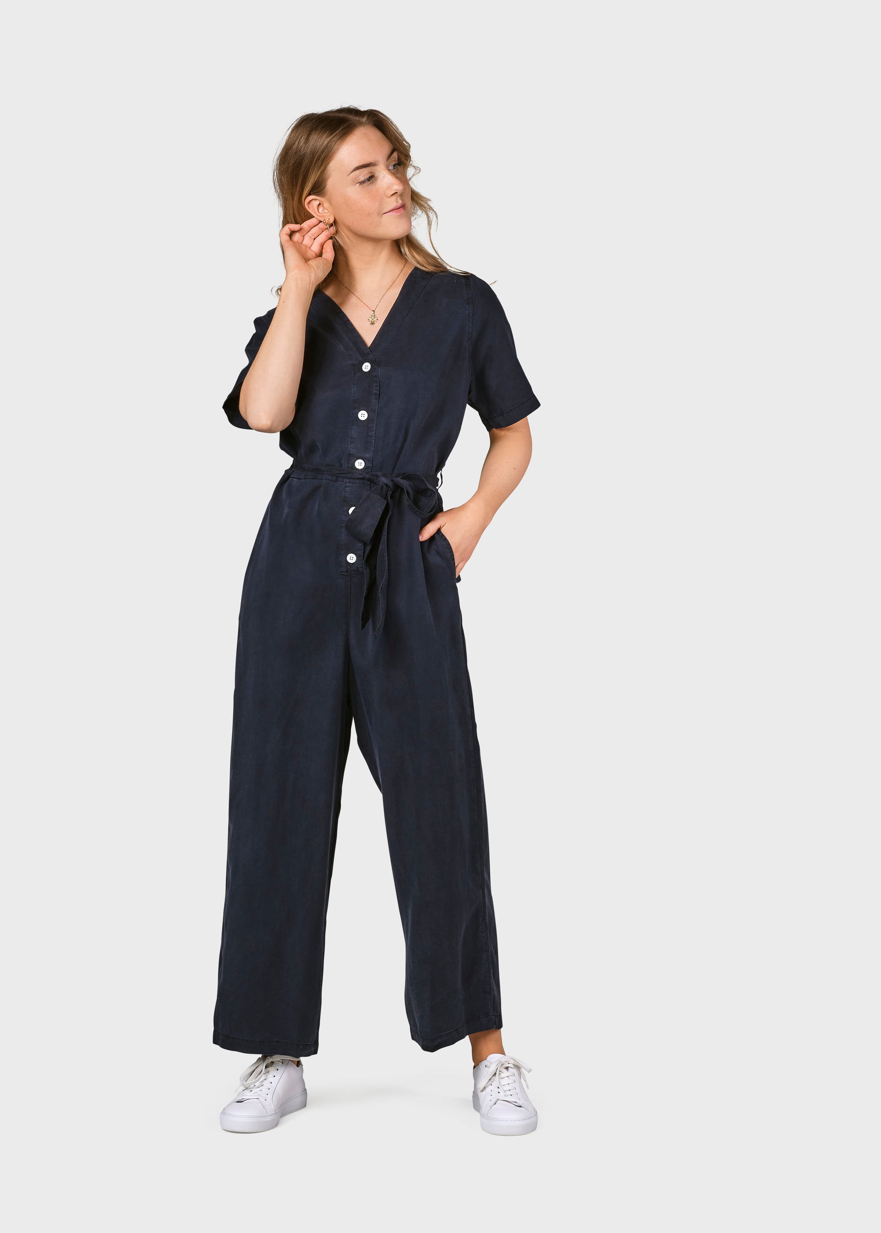 Women's light jumpsuit Marna Navy