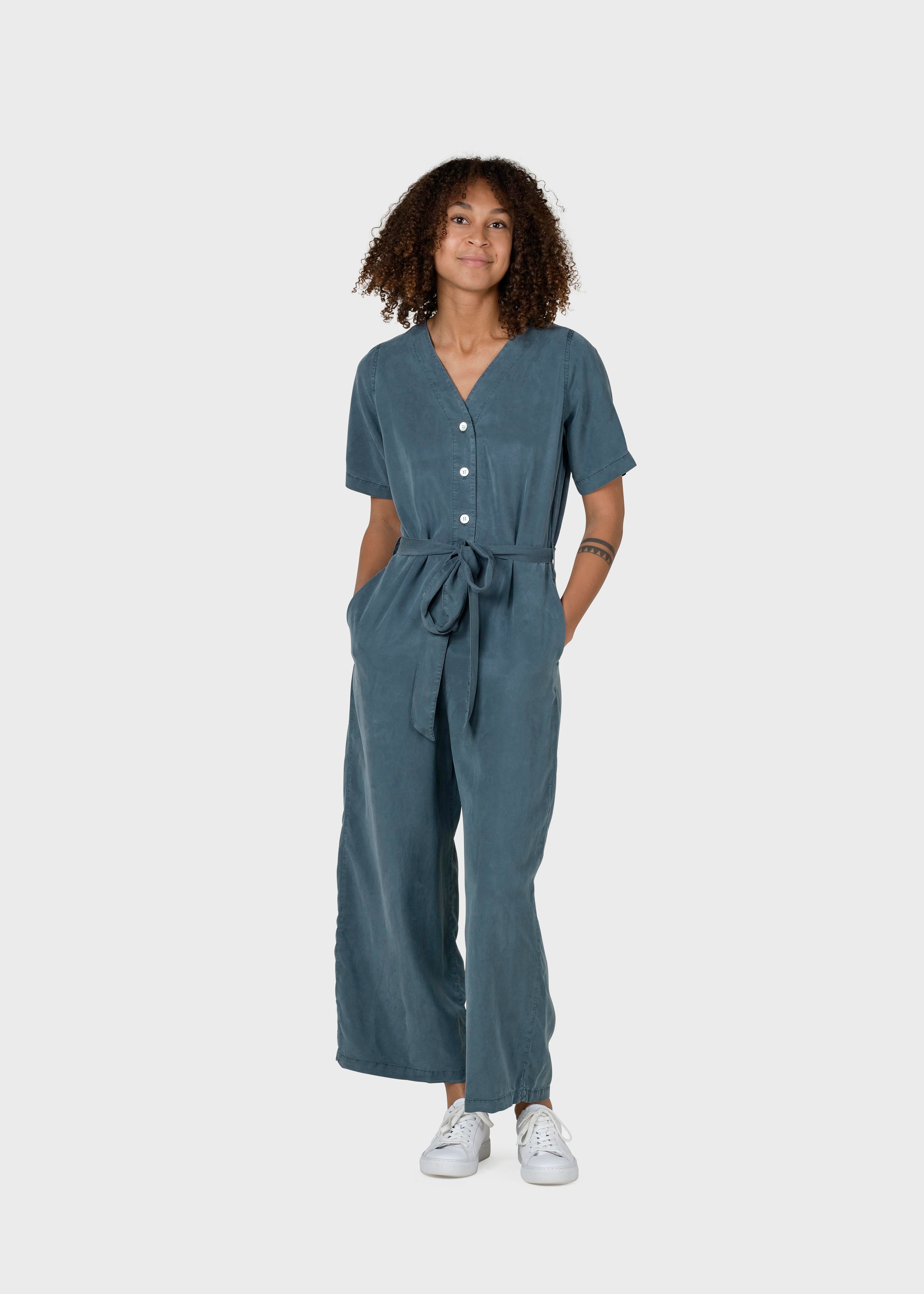 Leichter Damen-Jumpsuit Marna Grün