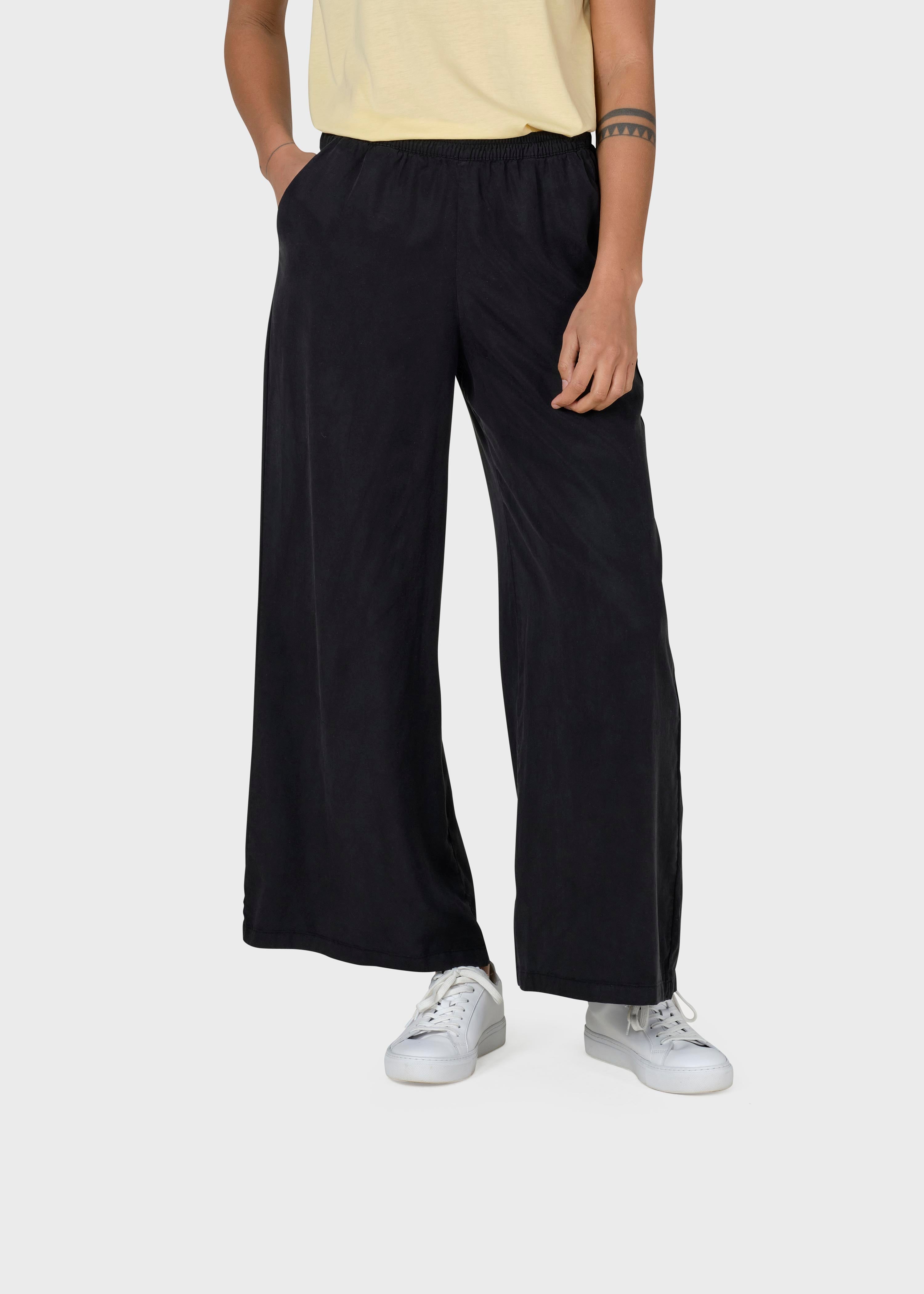 Pantalon femme léger et ample Kaja Noir