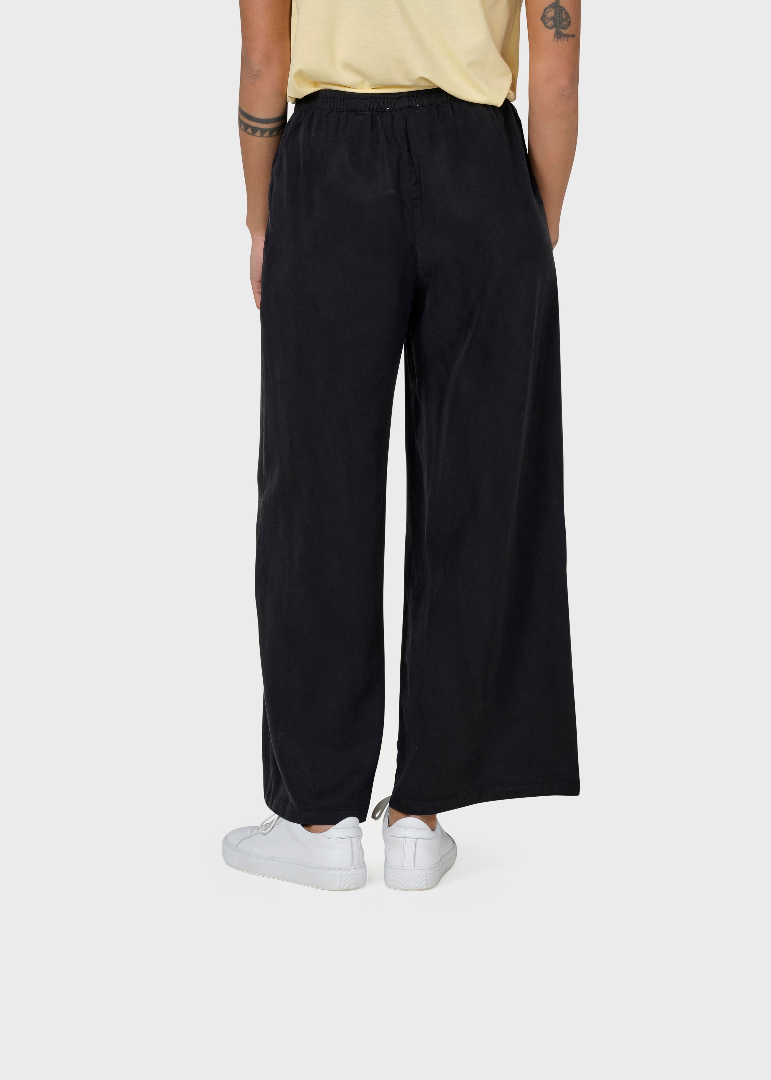 Pantalon femme léger et ample Kaja Noir