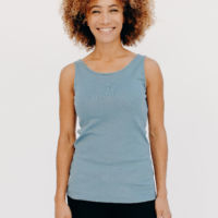 Débardeur Femme en coton bio Mme Toucan Bleu