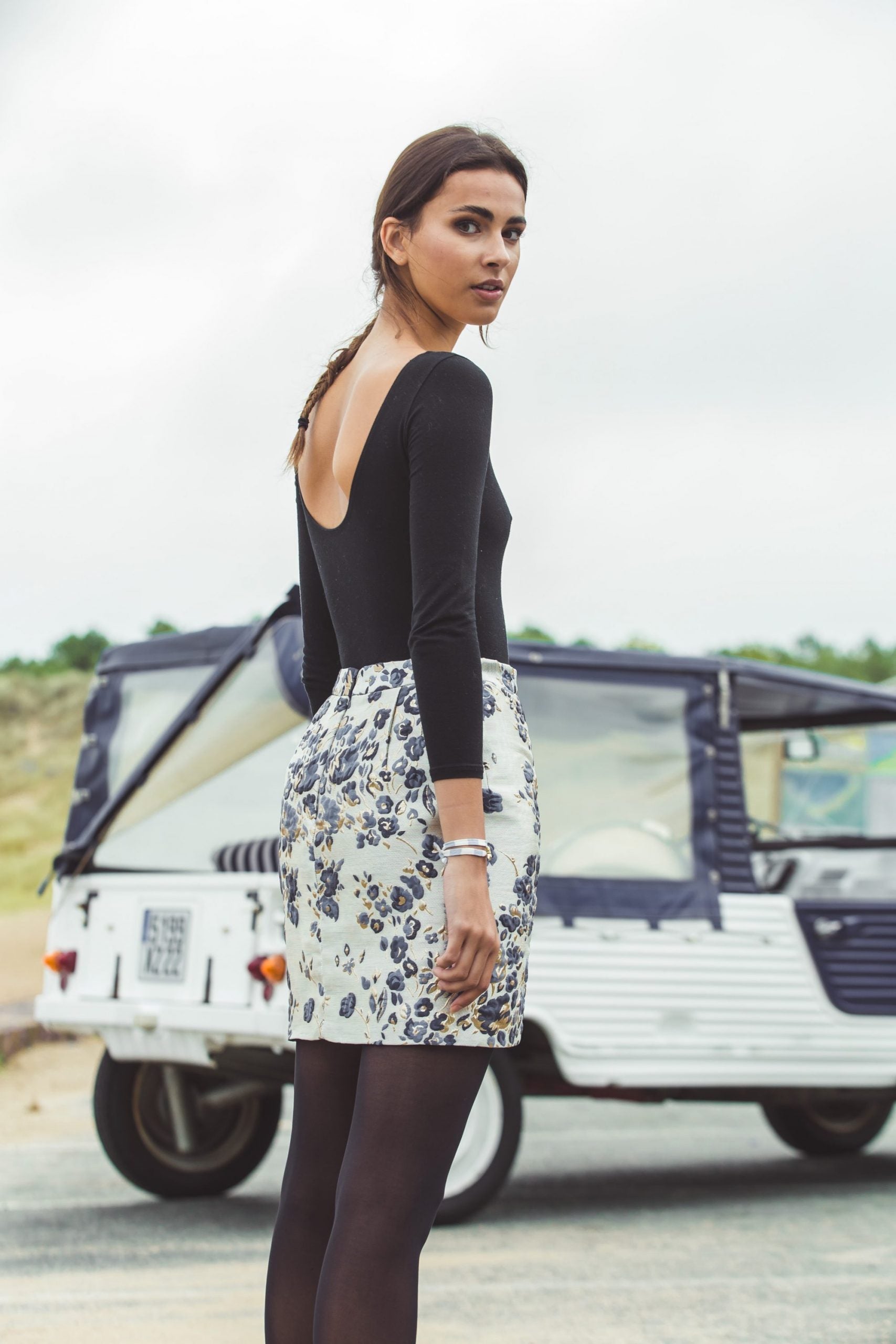 Jupe droite Simone Brocart