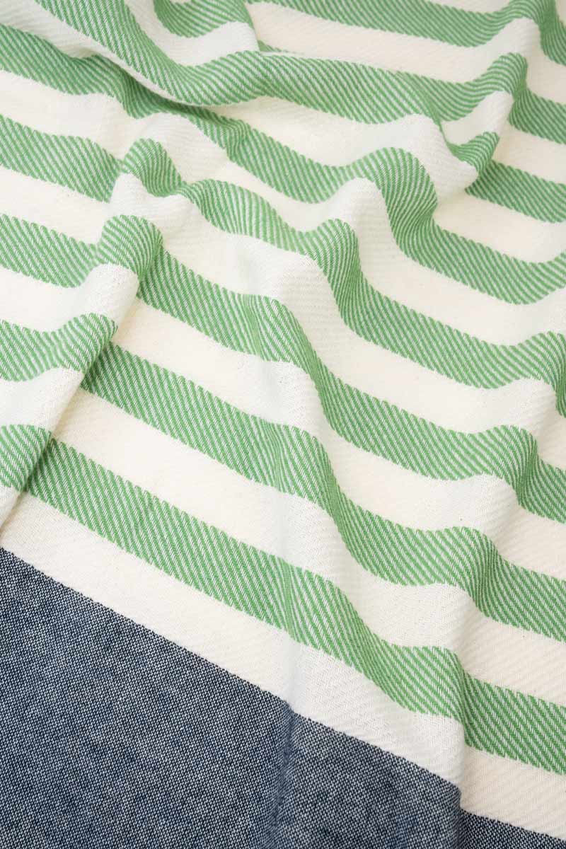 Aurora Green Beach Towel