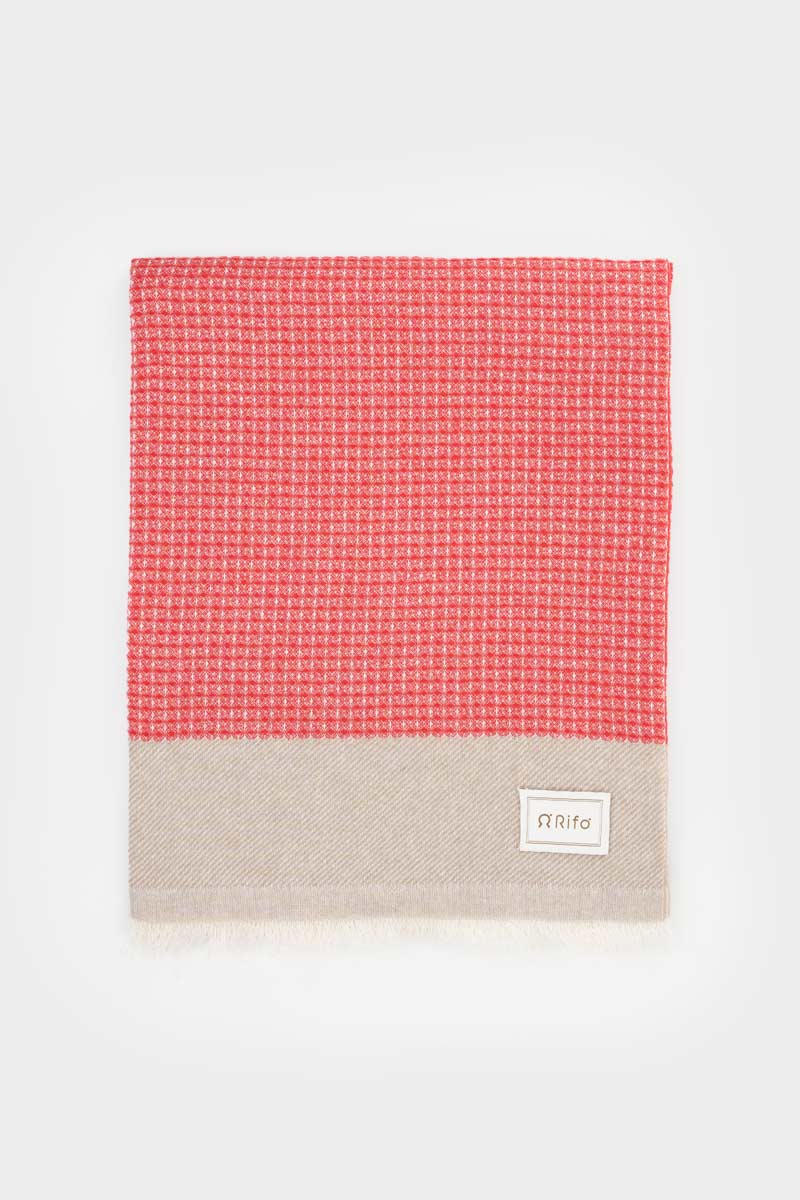 Beach Towel Waffle Red