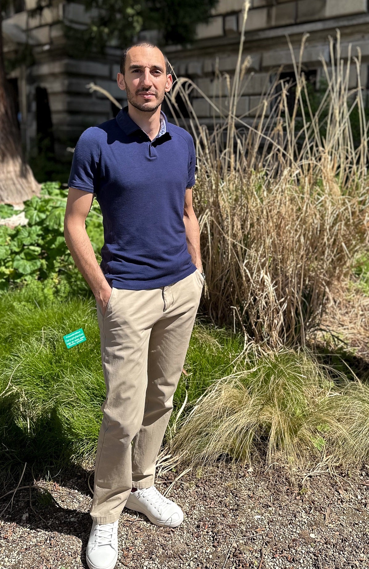 Slim Herren Poloshirt Navy